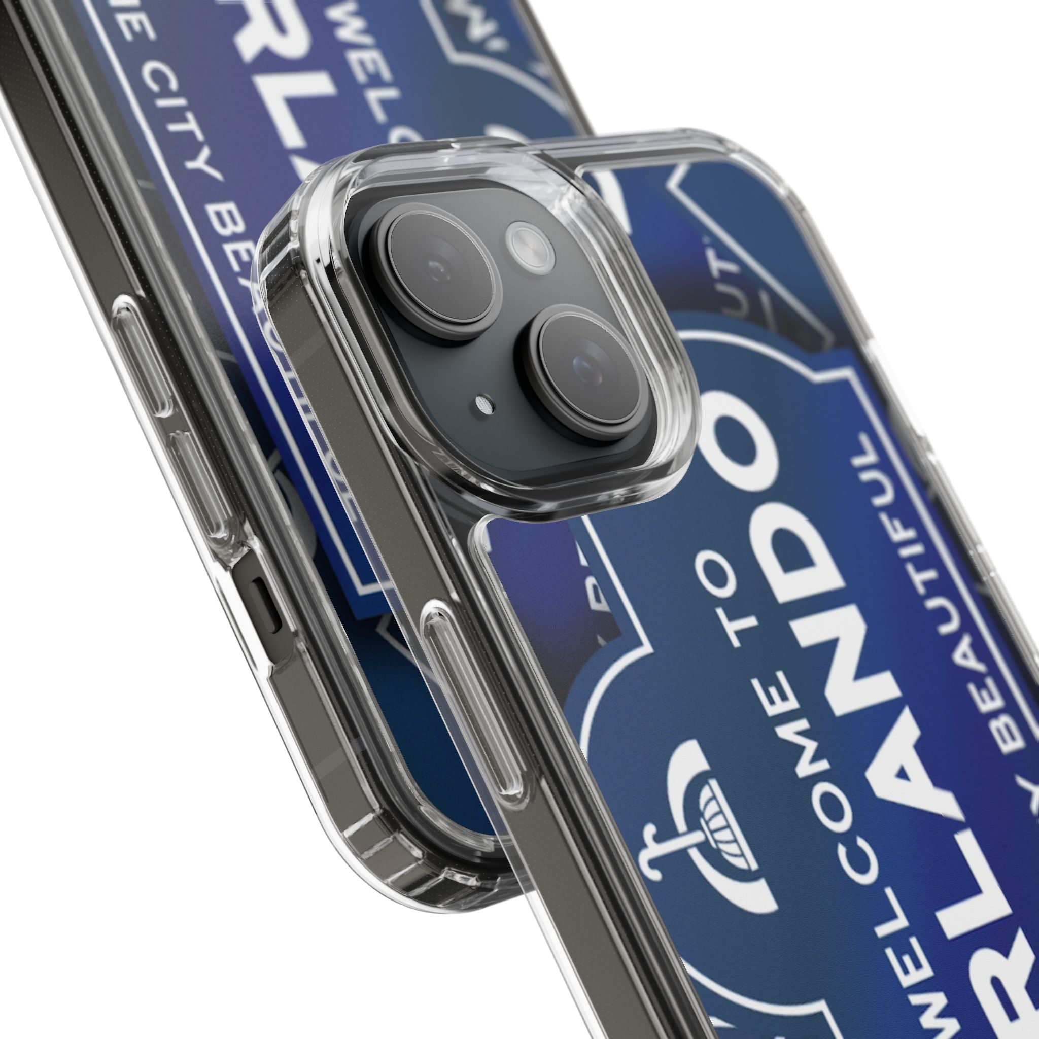 Orlando Clear Phone Case — "Welcome to Orlando" City Sign Design