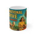 Orlando Retro Roadtrip Mug — "International Drive" Vintage Travel Coffee Cup