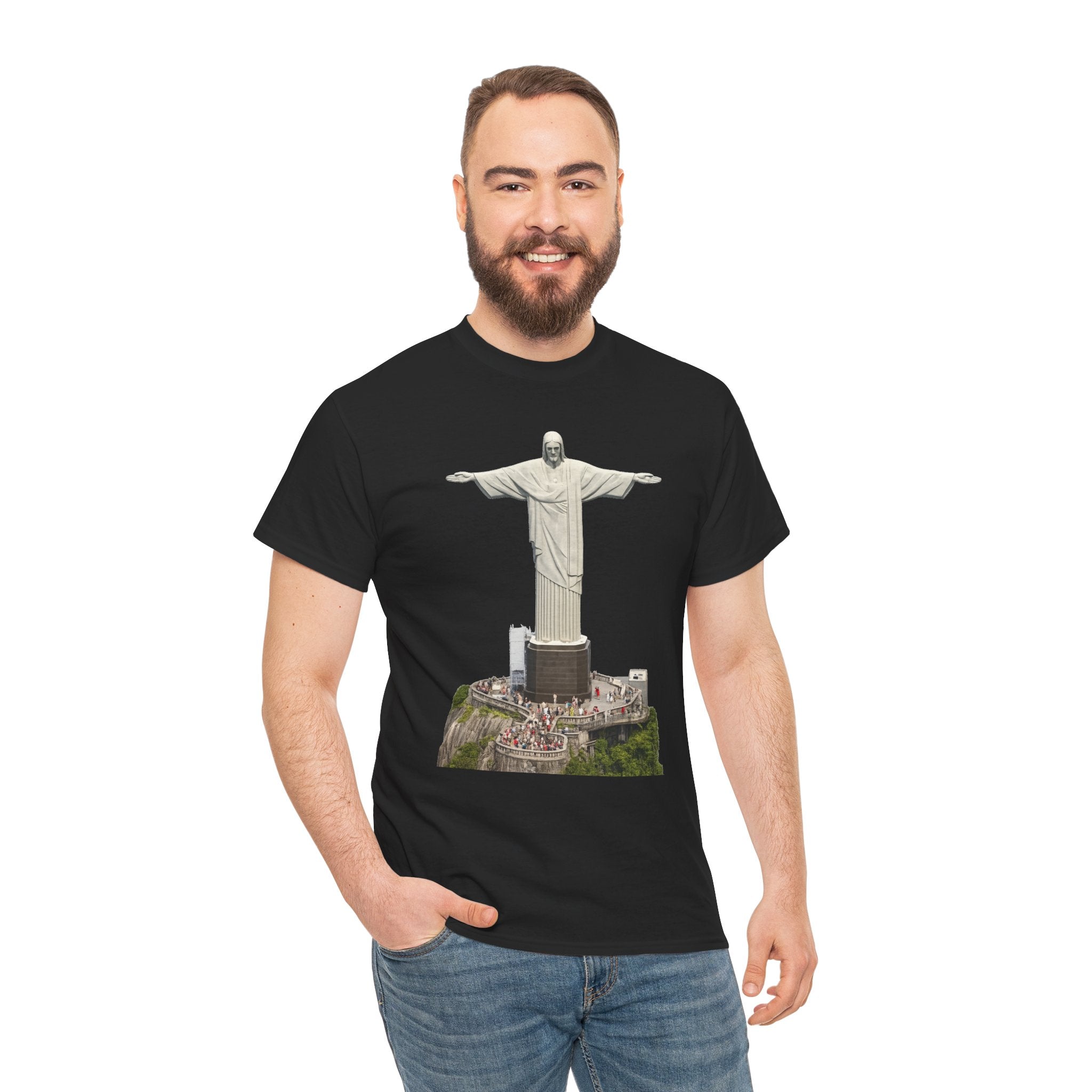 Christ the Redeemer Rio T-Shirt — Brazil Travel & Faith Souvenir Tee