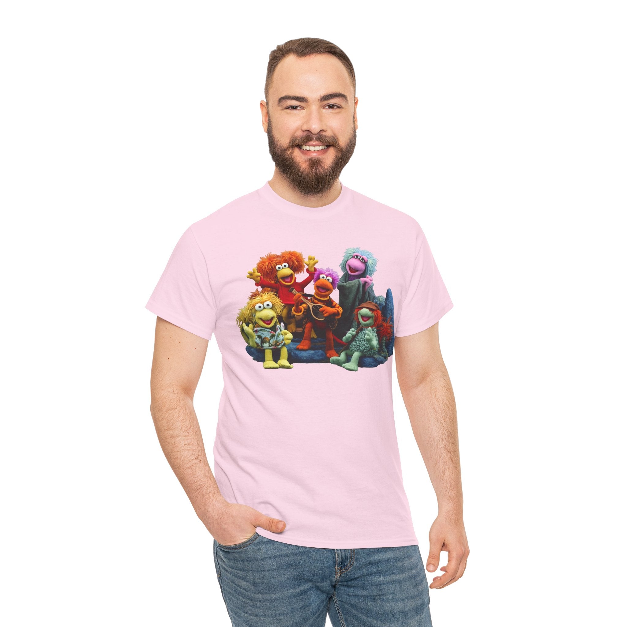 Fraggle Rock Muppet Crew Graphic Tee — Vintage Puppet Group T-Shirt