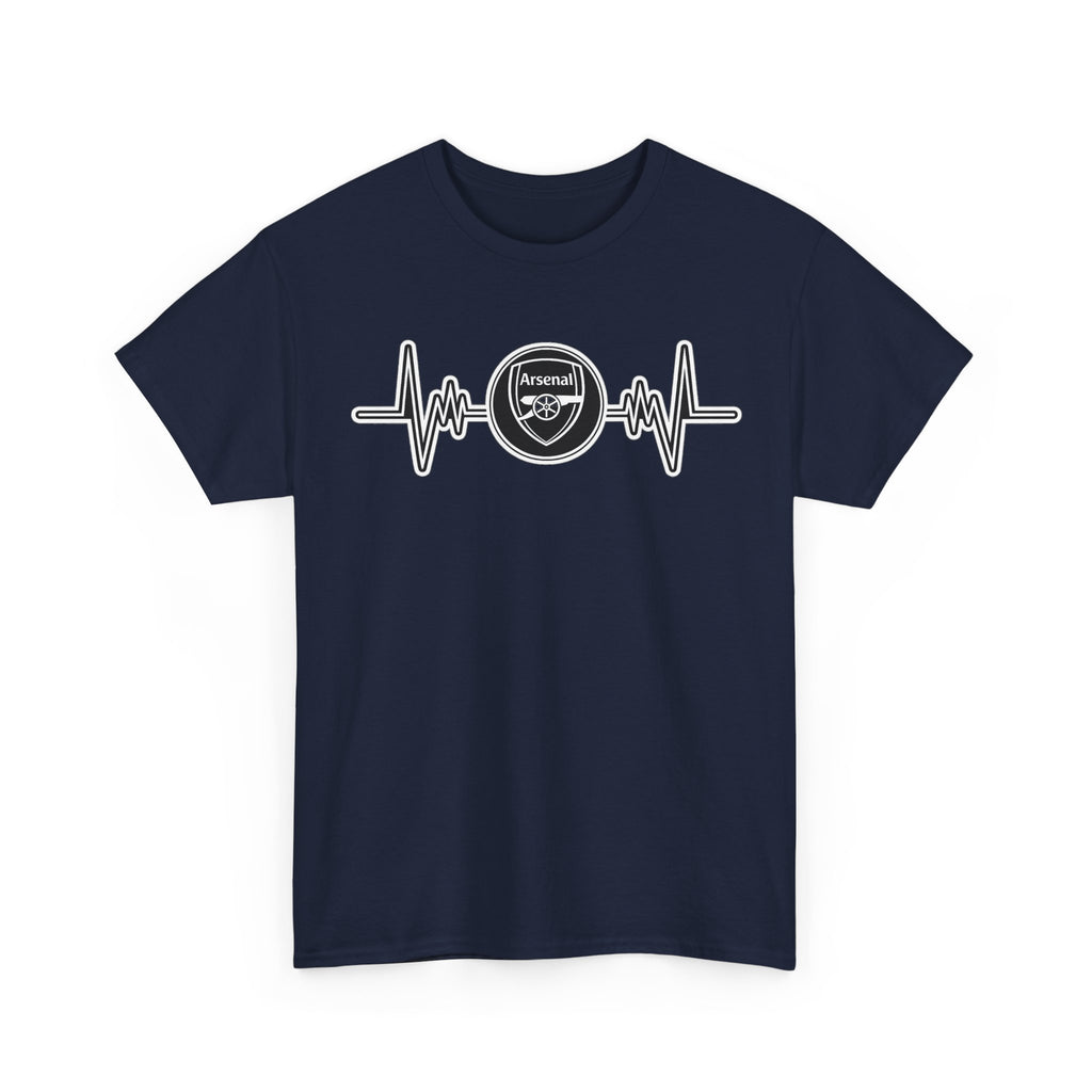 Arsenal Heartbeat T-Shirt — Premier League Fans’ Cotton Tee