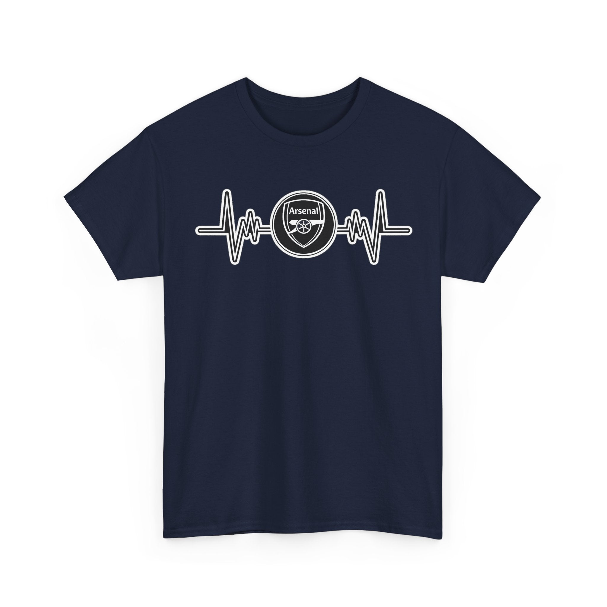 Arsenal Heartbeat T-Shirt — Premier League Fans’ Cotton Tee