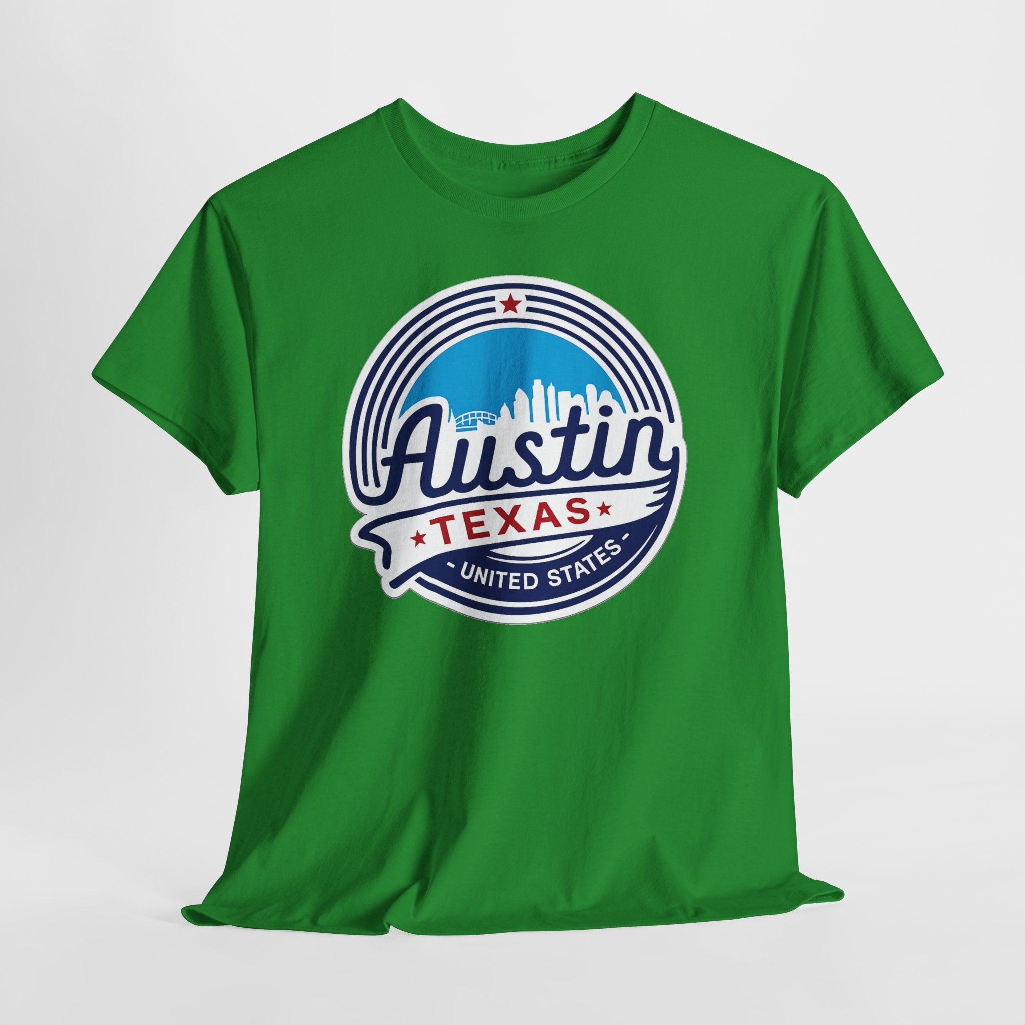 Austin Texas Retro Skyline T-Shirt — Vintage City Pride Tee