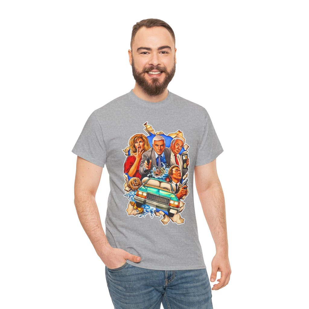 The Naked Gun / Police Squad Crime Comedy Movie Poster Cotton T-Shirt