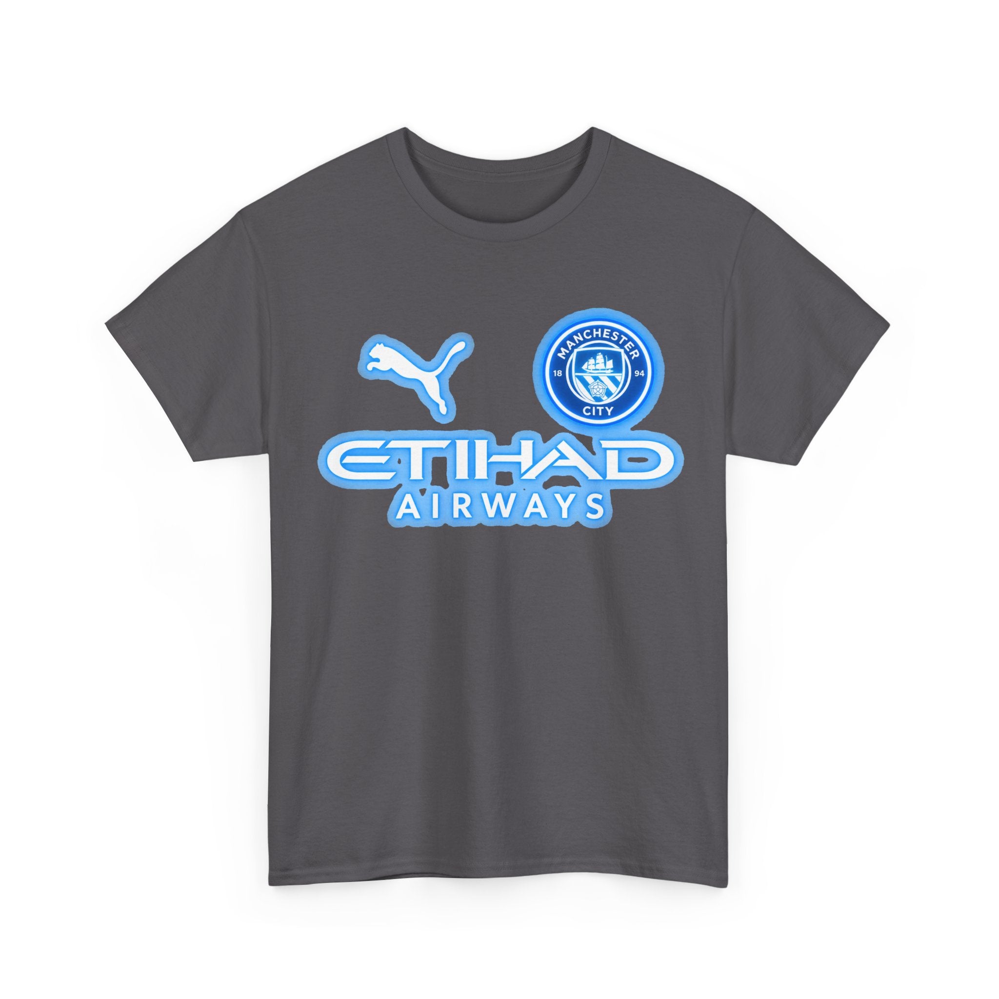 Manchester City Inspired Etihad Airways Logo Tee
