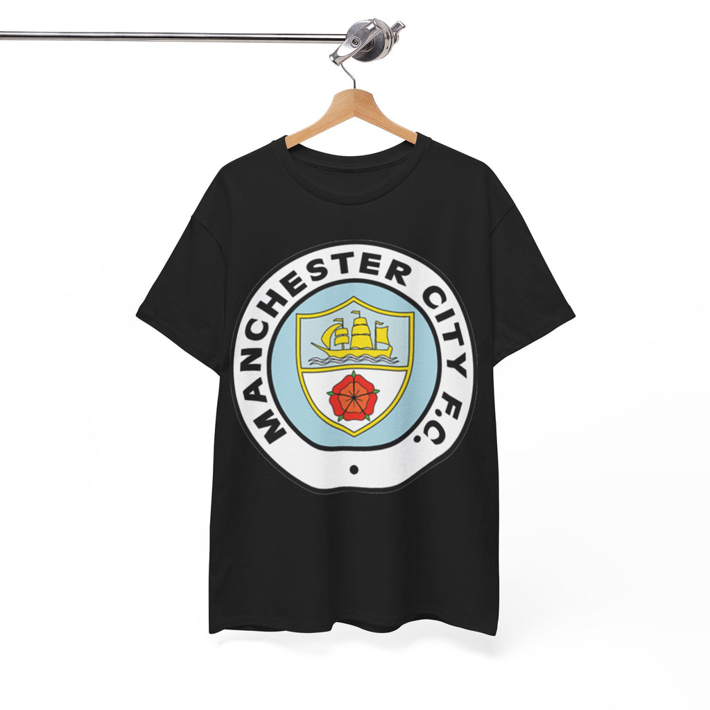 Manchester City F.C. Retro Crest T-Shirt – Retro Football Fan Tee