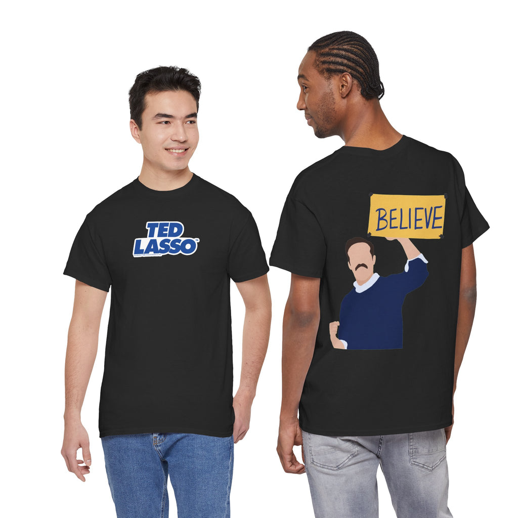 Ted Lasso Inspired "Believe" Tee — Inspirational TV Fan Shirt Cotton T-Shirt