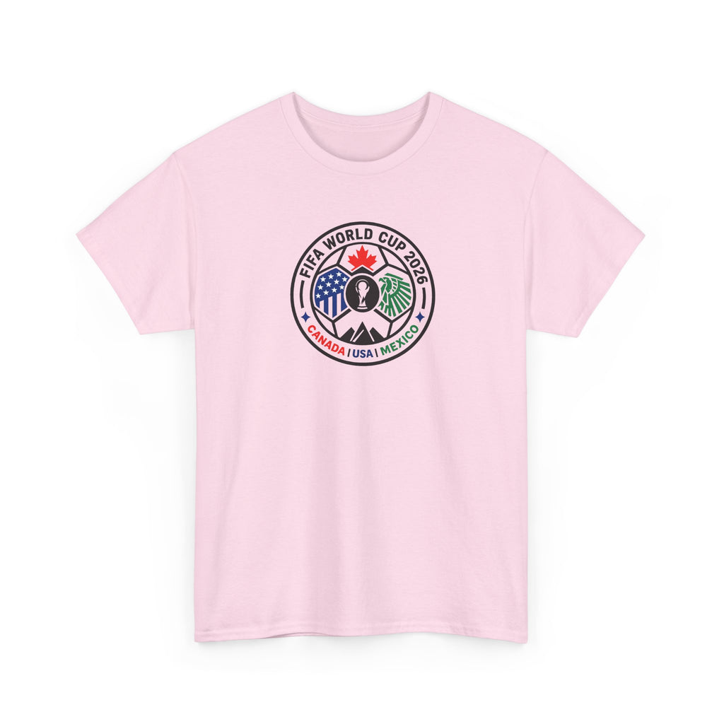 World Cup 2026 Soccer Tee — Canada USA Mexico Crest