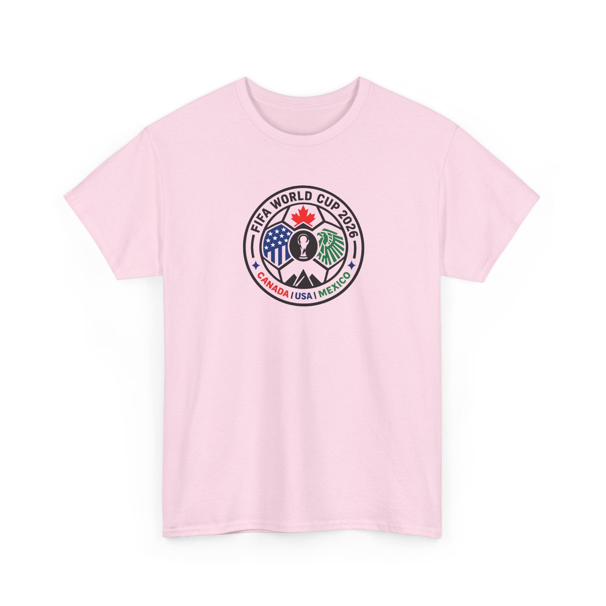 World Cup 2026 Soccer Tee — Canada USA Mexico Crest