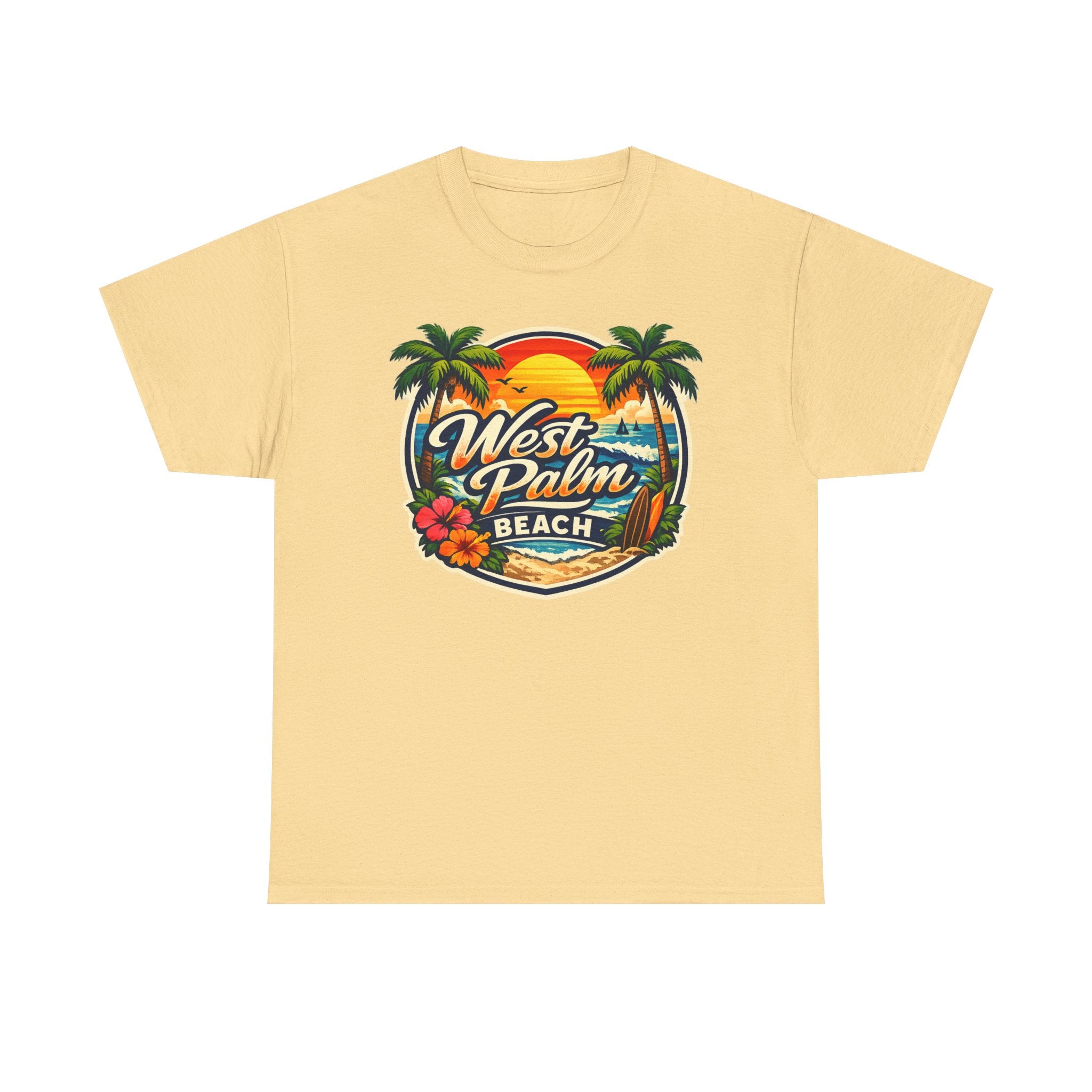 West Palm Beach Retro Sunset T-Shirt