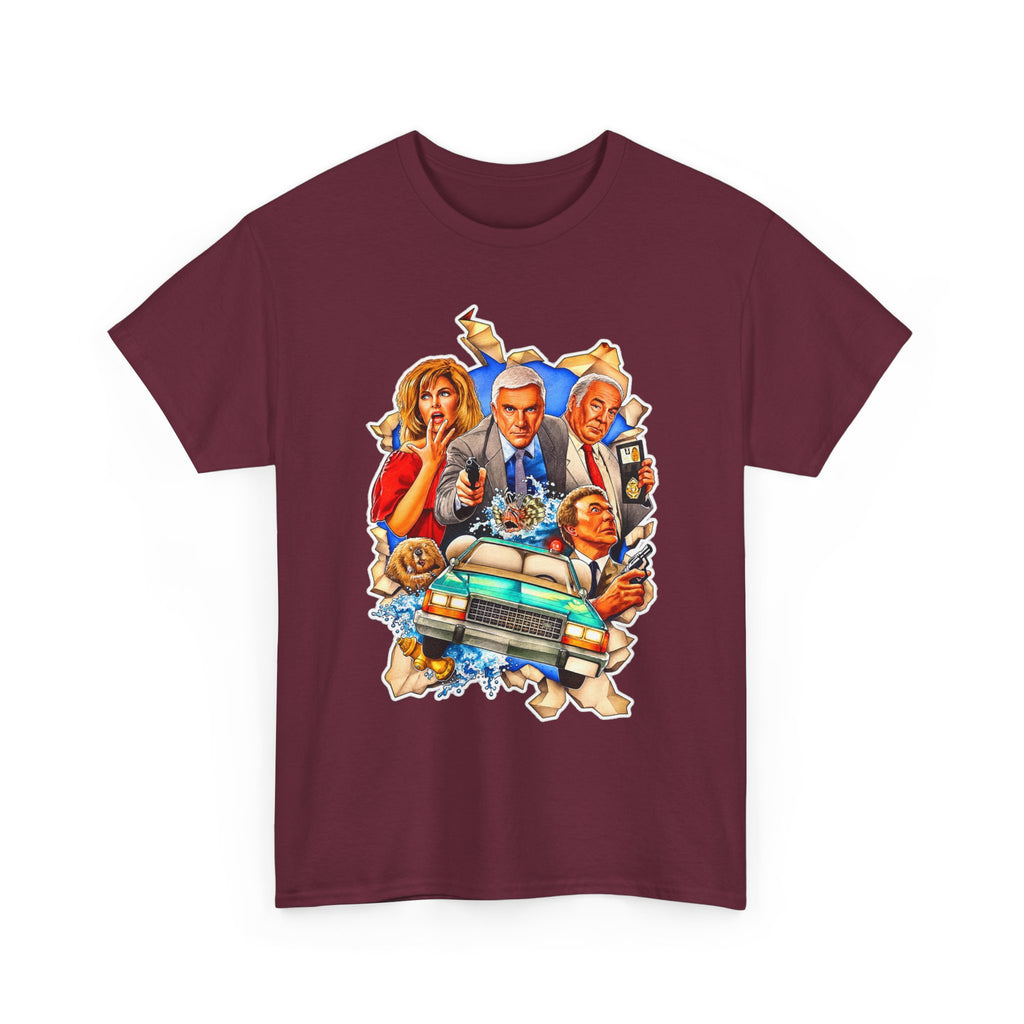 The Naked Gun / Police Squad Crime Comedy Movie Poster Cotton T-Shirt