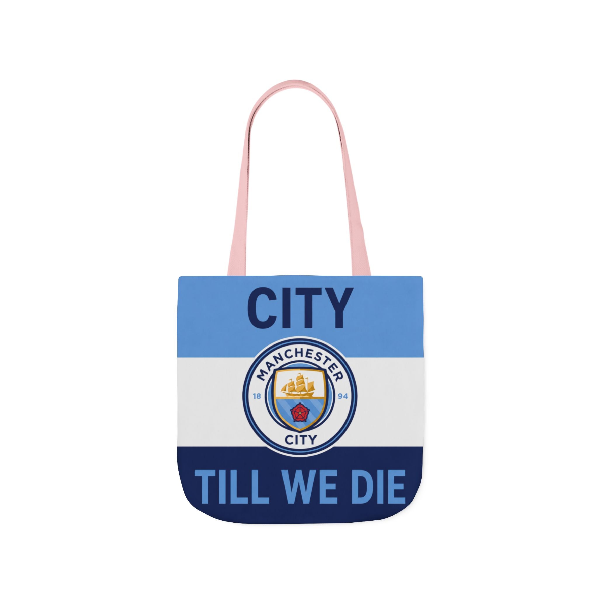 City Till We Die Unofficial Canvas Tote Bag — Manchester Football Fan Bag