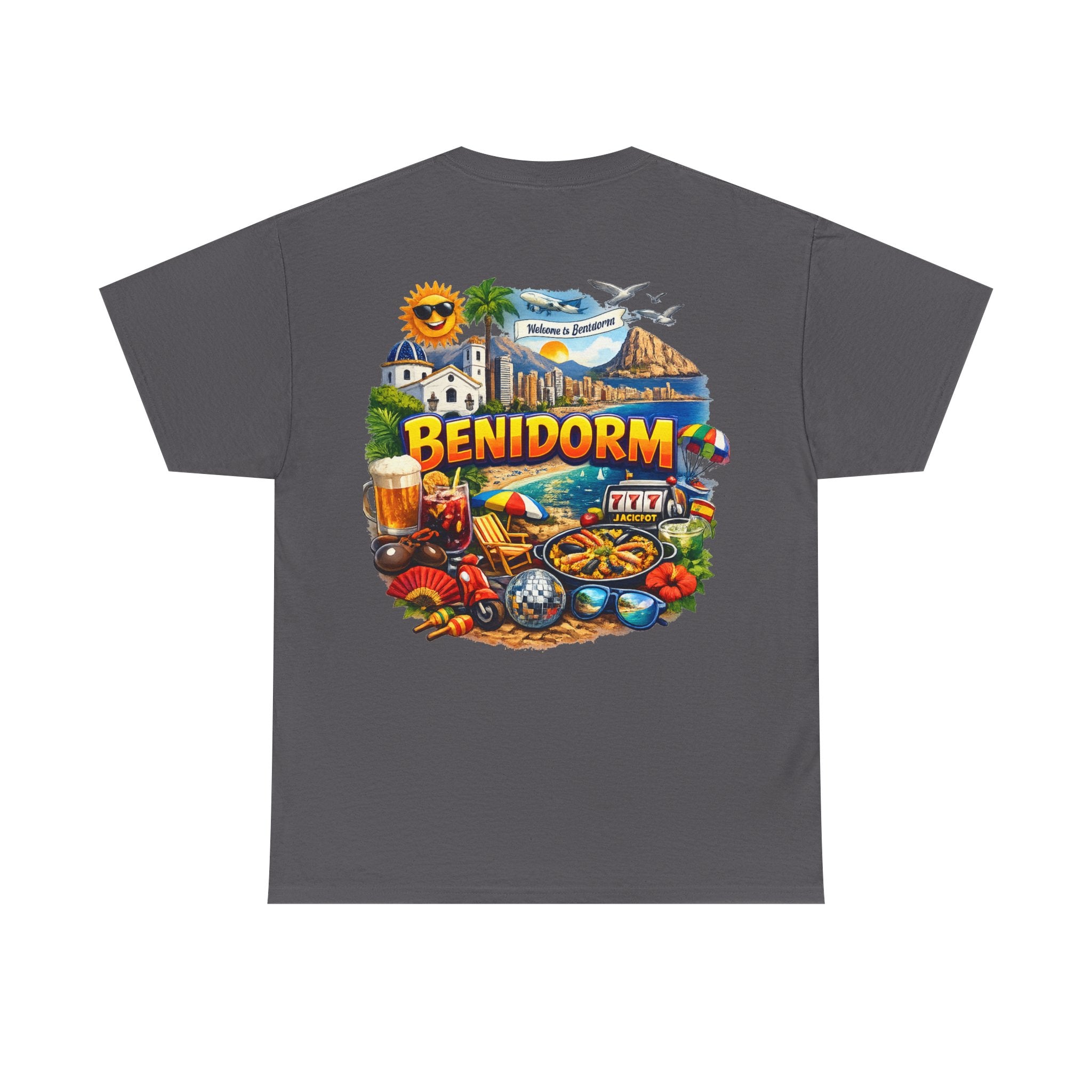 Benidorm Souvenir T‑Shirt — Spain Beach Holiday Graphic Tee