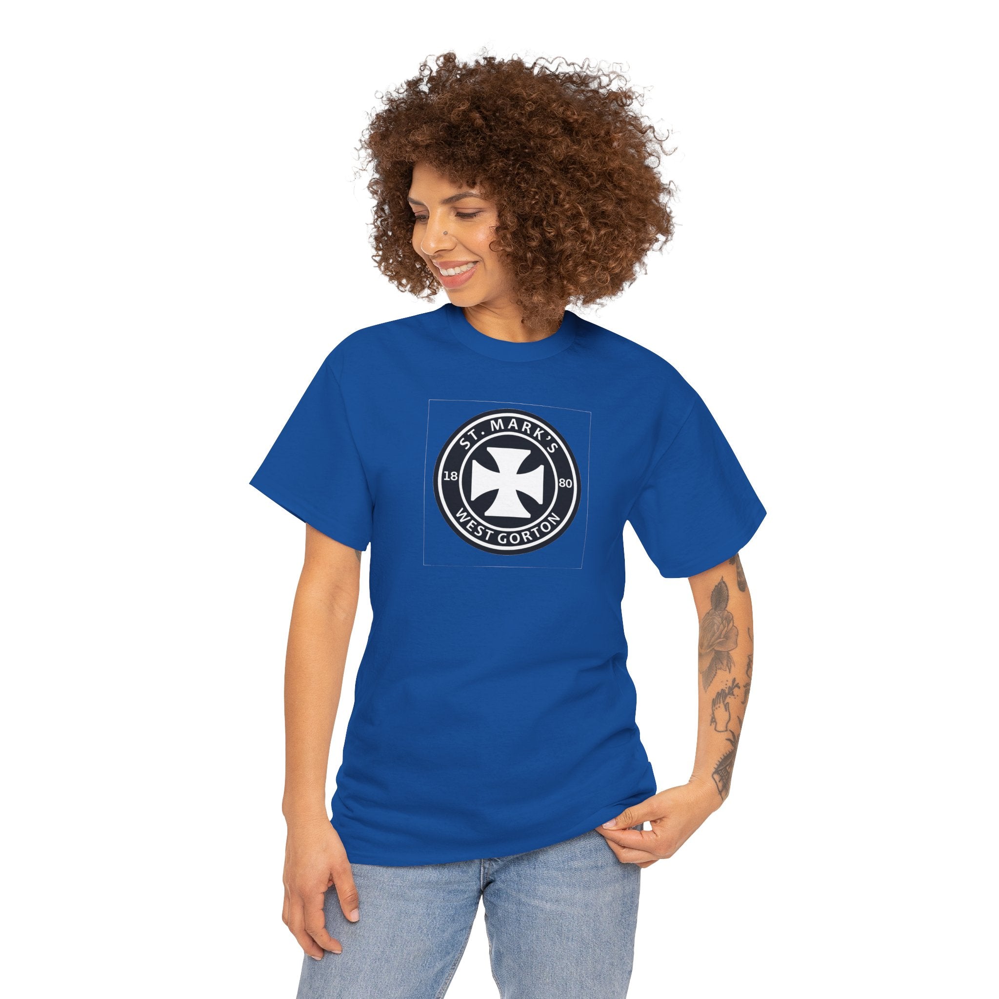 St. Marks West Gorton Cross Logo Tee