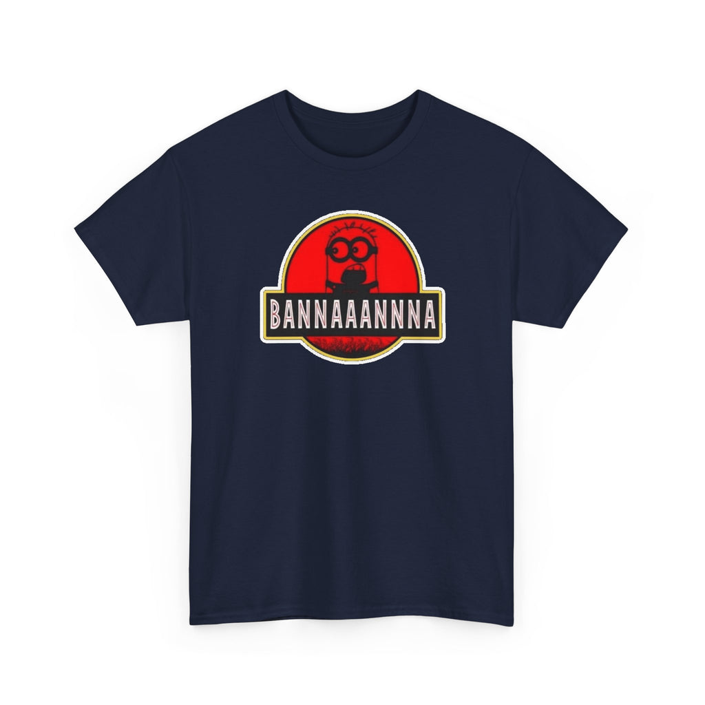 Bannaaannna Graphic Tee — Retro Red Logo Funny Banana Shirt