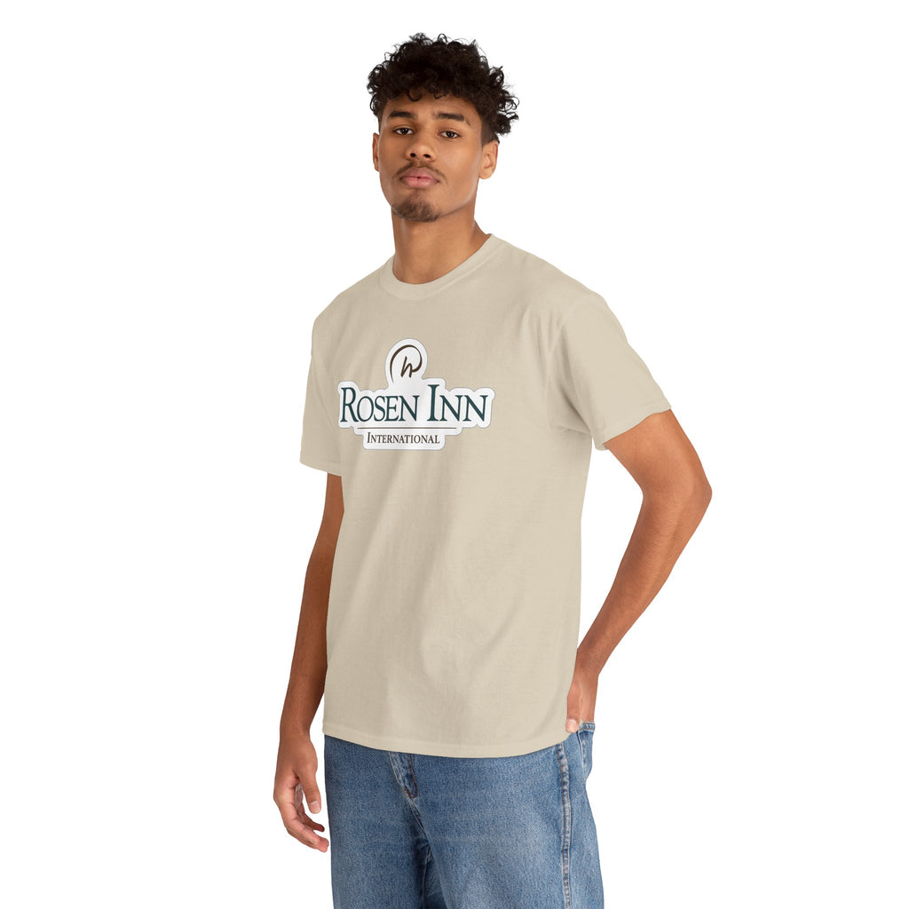 Rosen Inn International Inspired Logo Cotton T-Shirt Tee
