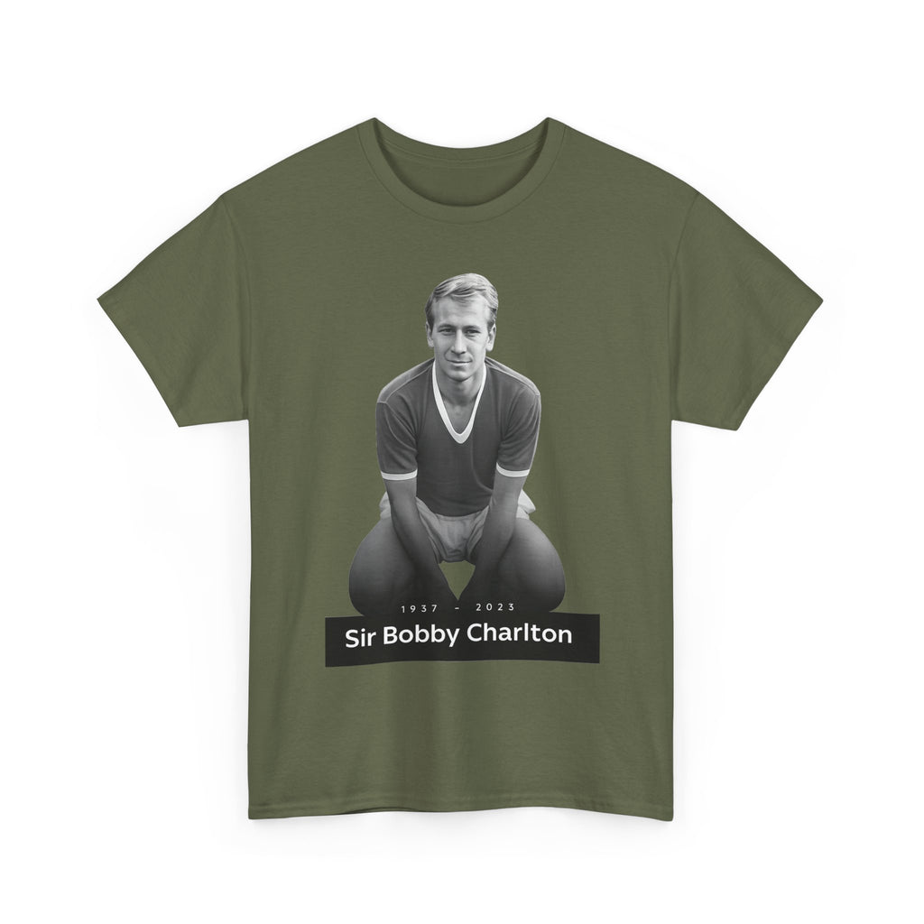 Sir Bobby Charlton Football Legend Cotton T‑Shirt