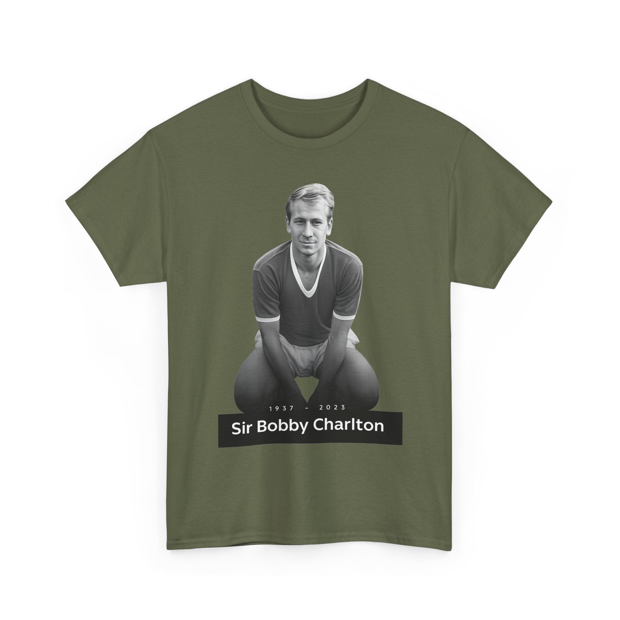 Sir Bobby Charlton Football Legend Cotton T‑Shirt