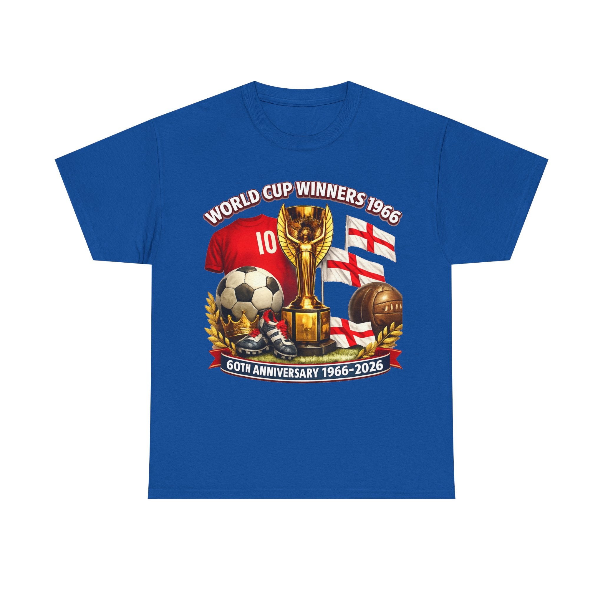 1966 World Cup Winners T‑Shirt — 60th Anniversary England Football Tribute