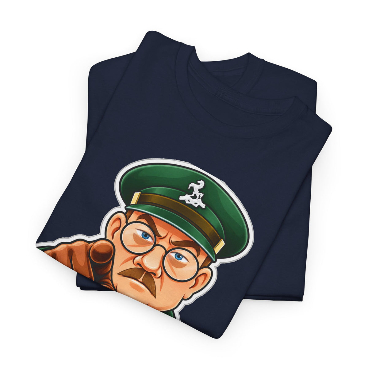 Don’t Tell Him Pike T-Shirt — Vintage Military Sergeant Pointing Graphic Tee