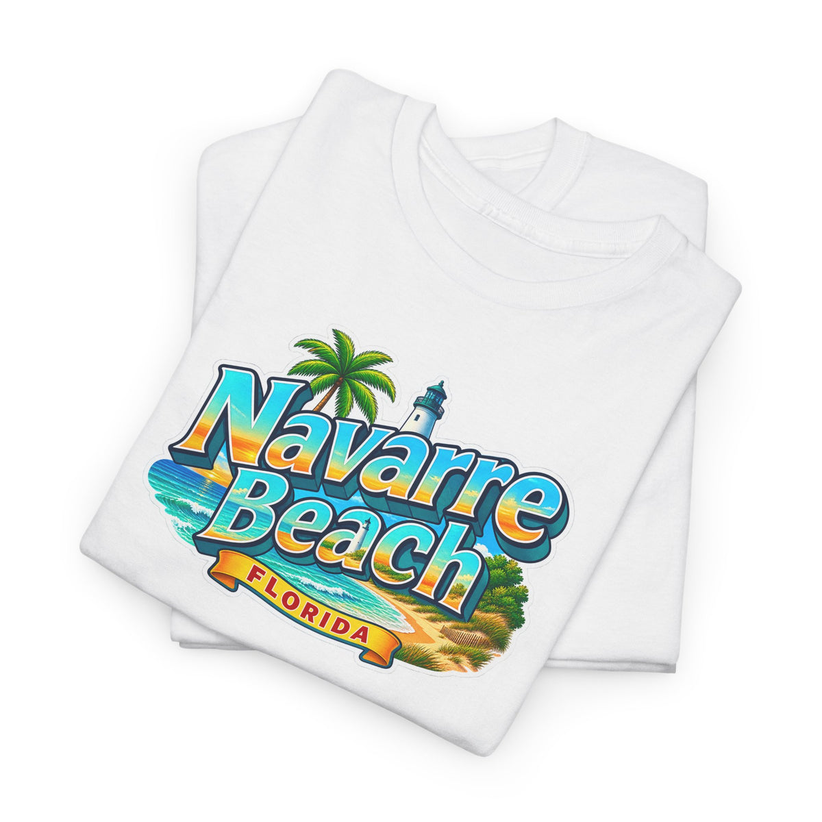 Navarre Beach Florida T-Shirt – Retro Tropical Vacation Tee