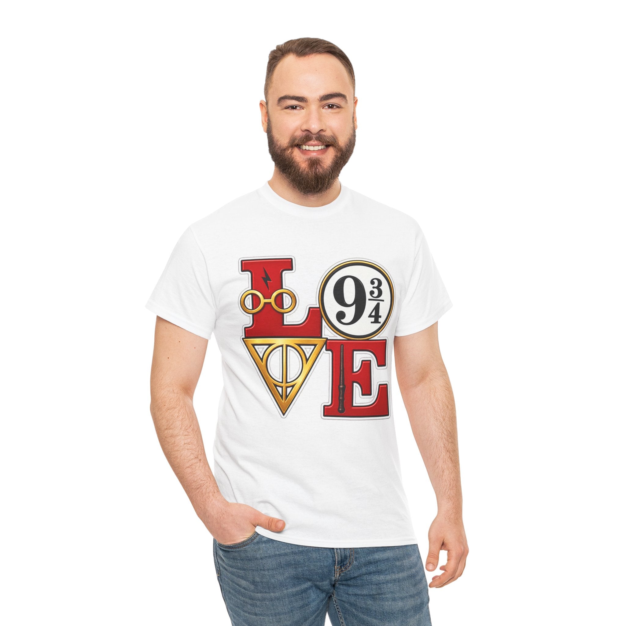 Harry Potter Inspired Love 9 3/4 Wizardry Tee