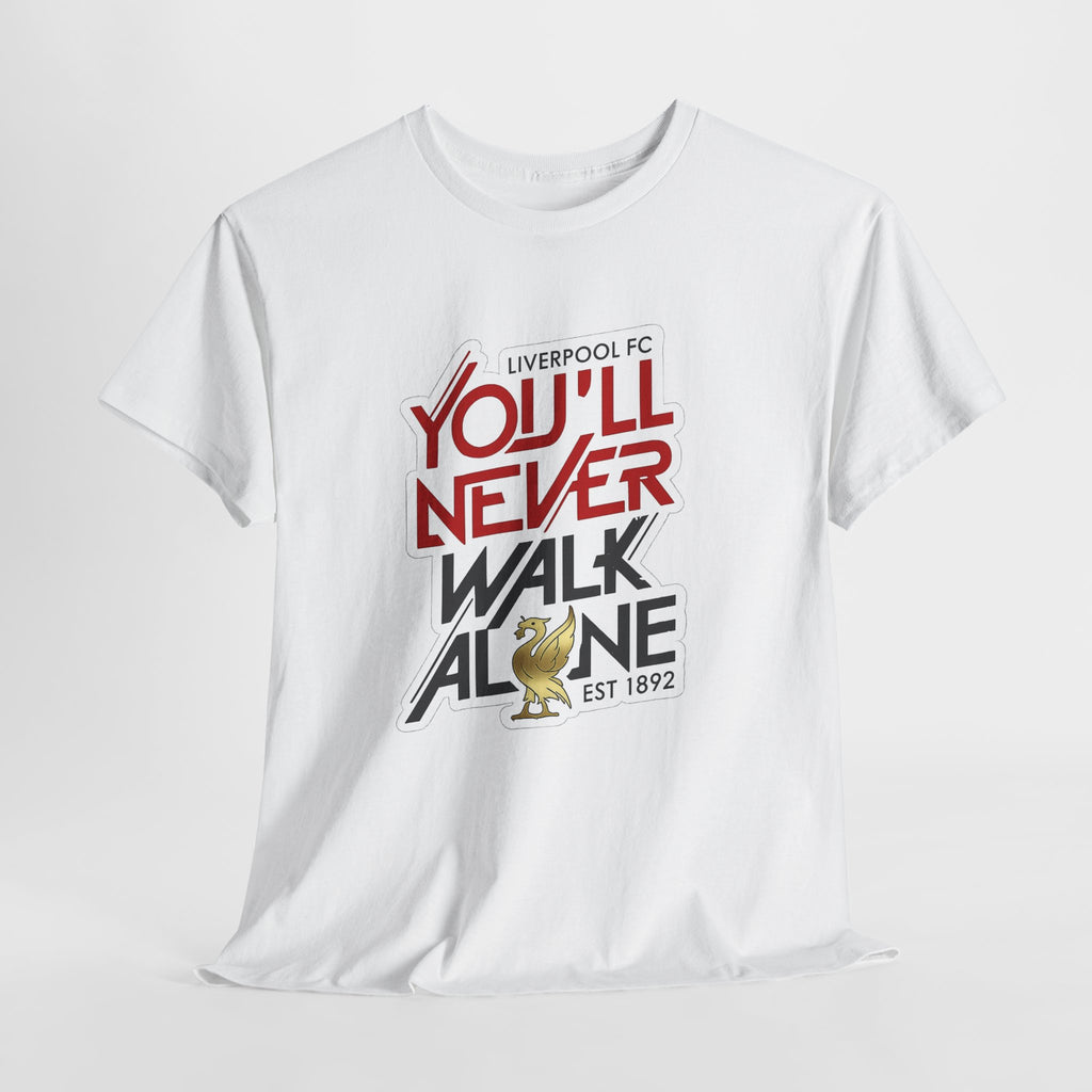 Liverpool You'll Never Walk Alone Cotton T-Shirt — Liverpool FC Fan Tee