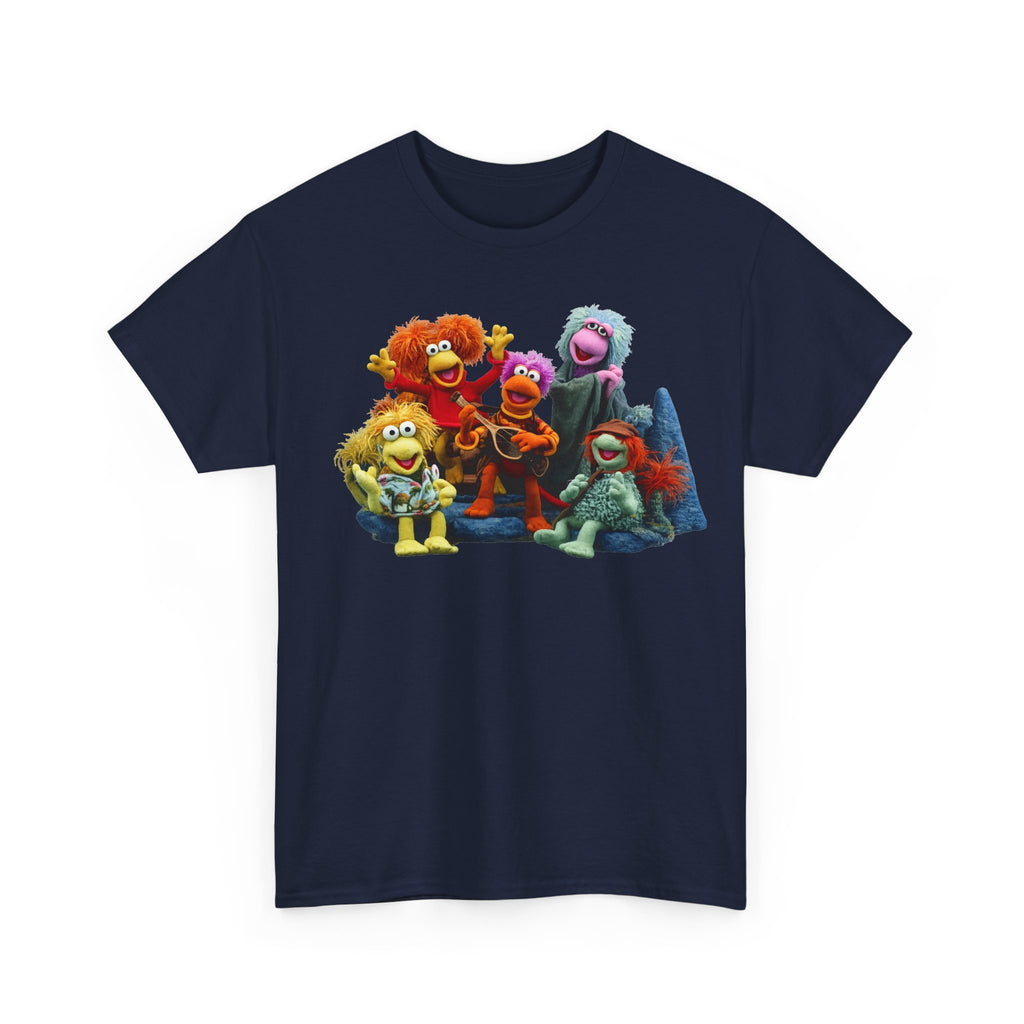 Fraggle Rock Muppet Crew Graphic Tee — Vintage Puppet Group T-Shirt