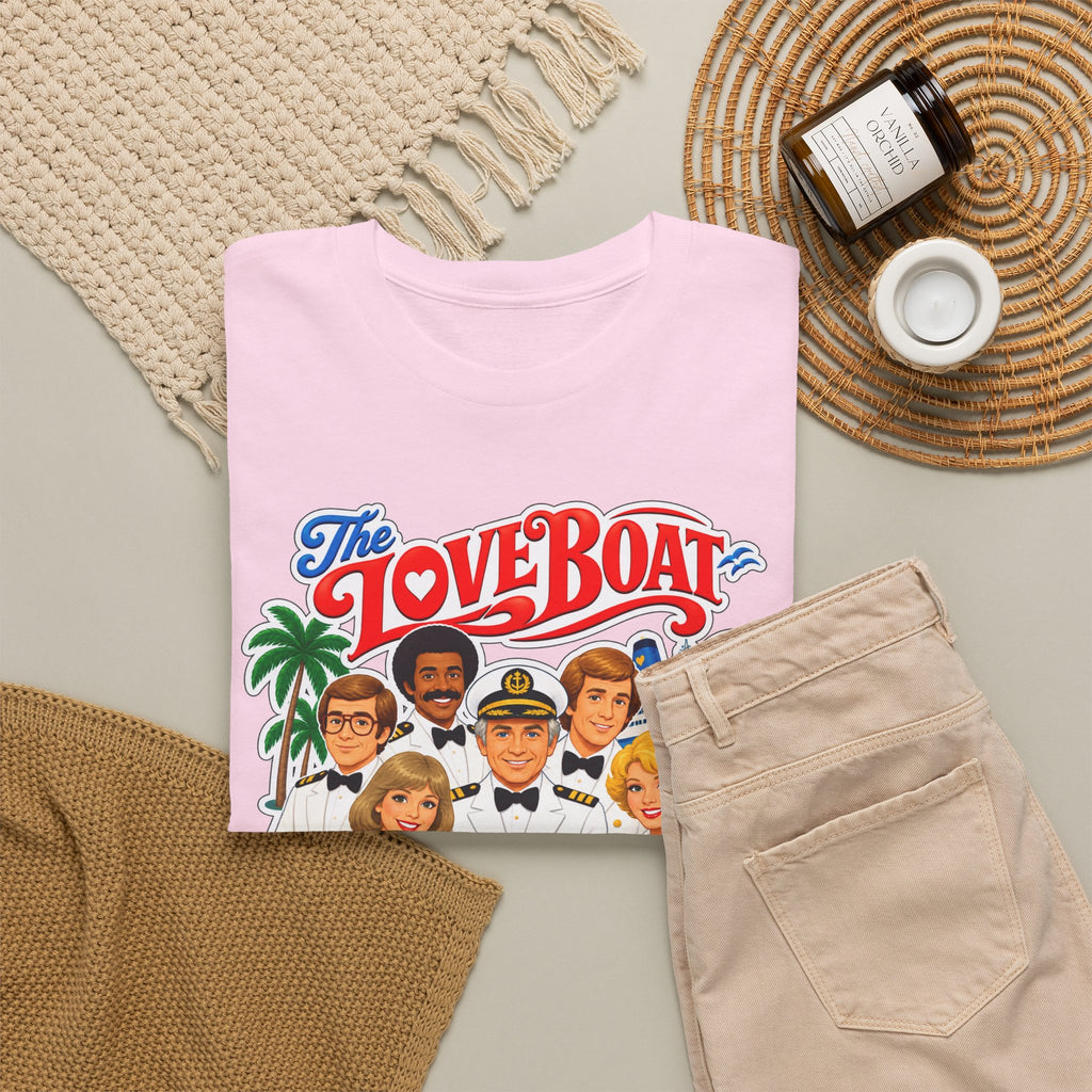 The Love Boat Crew Cotton T-Shirt — Retro TV Cruise Logo Tee