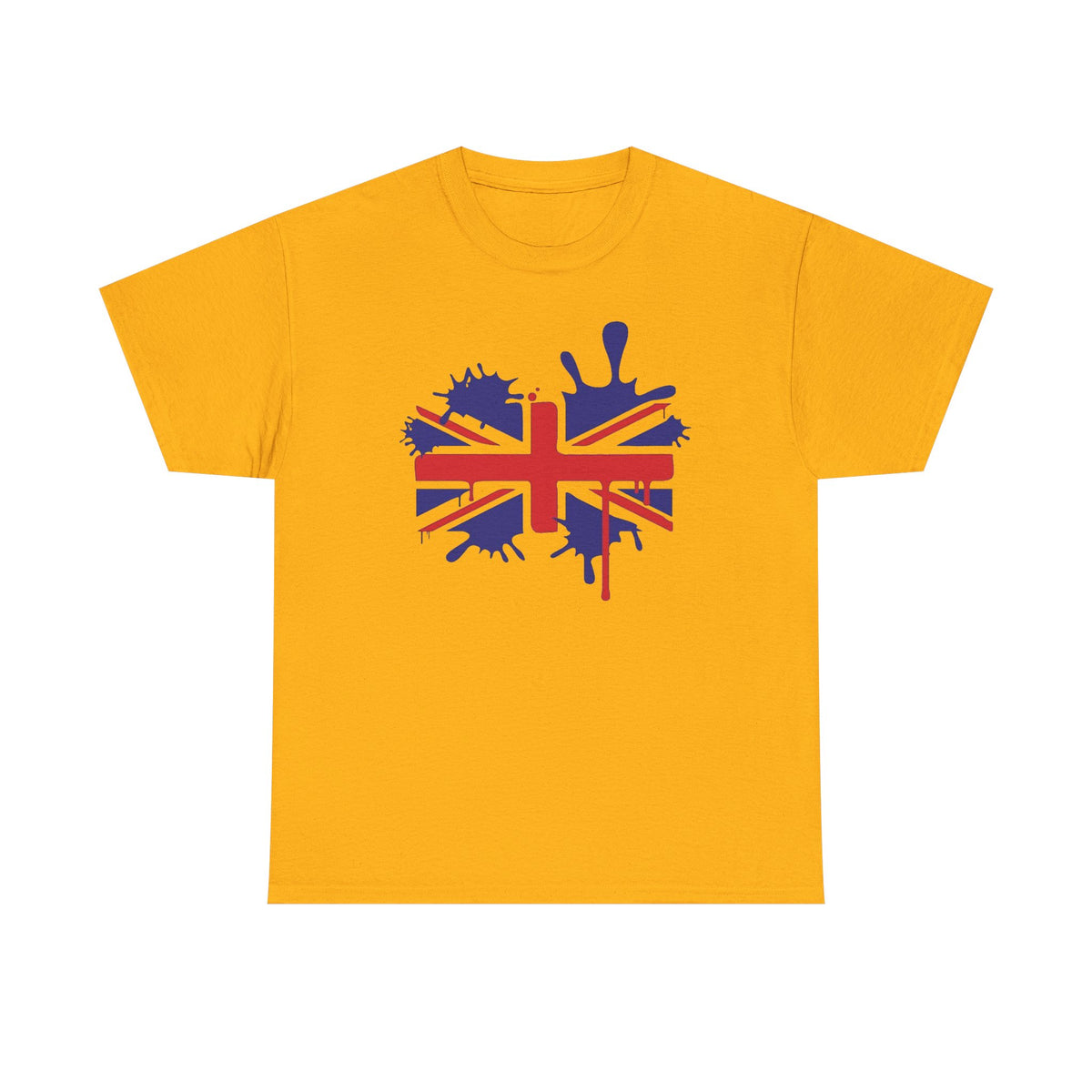 Union Jack Paint Splatter T-Shirt — British Flag Graphic Tee