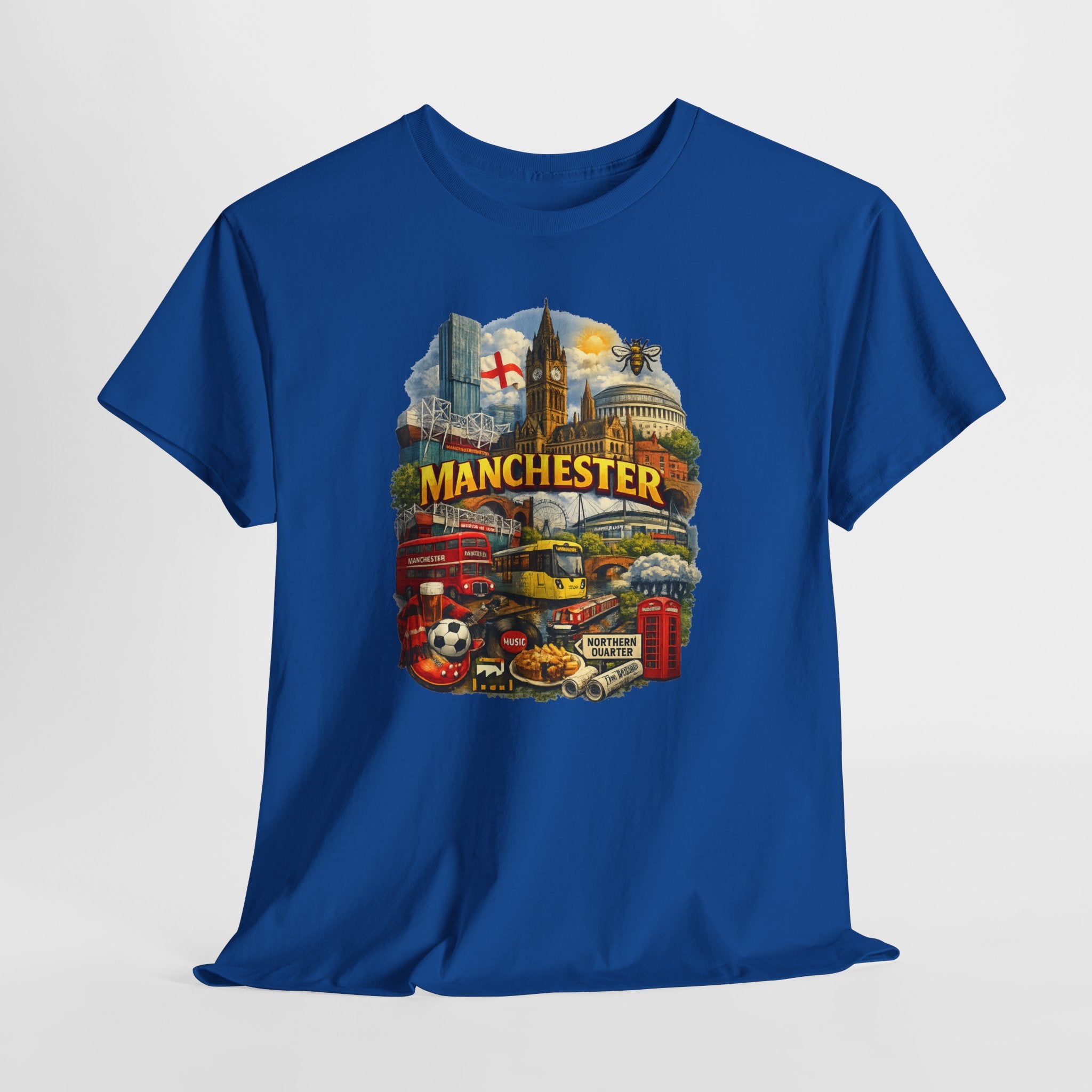 Manchester Skyline Collage T-Shirt