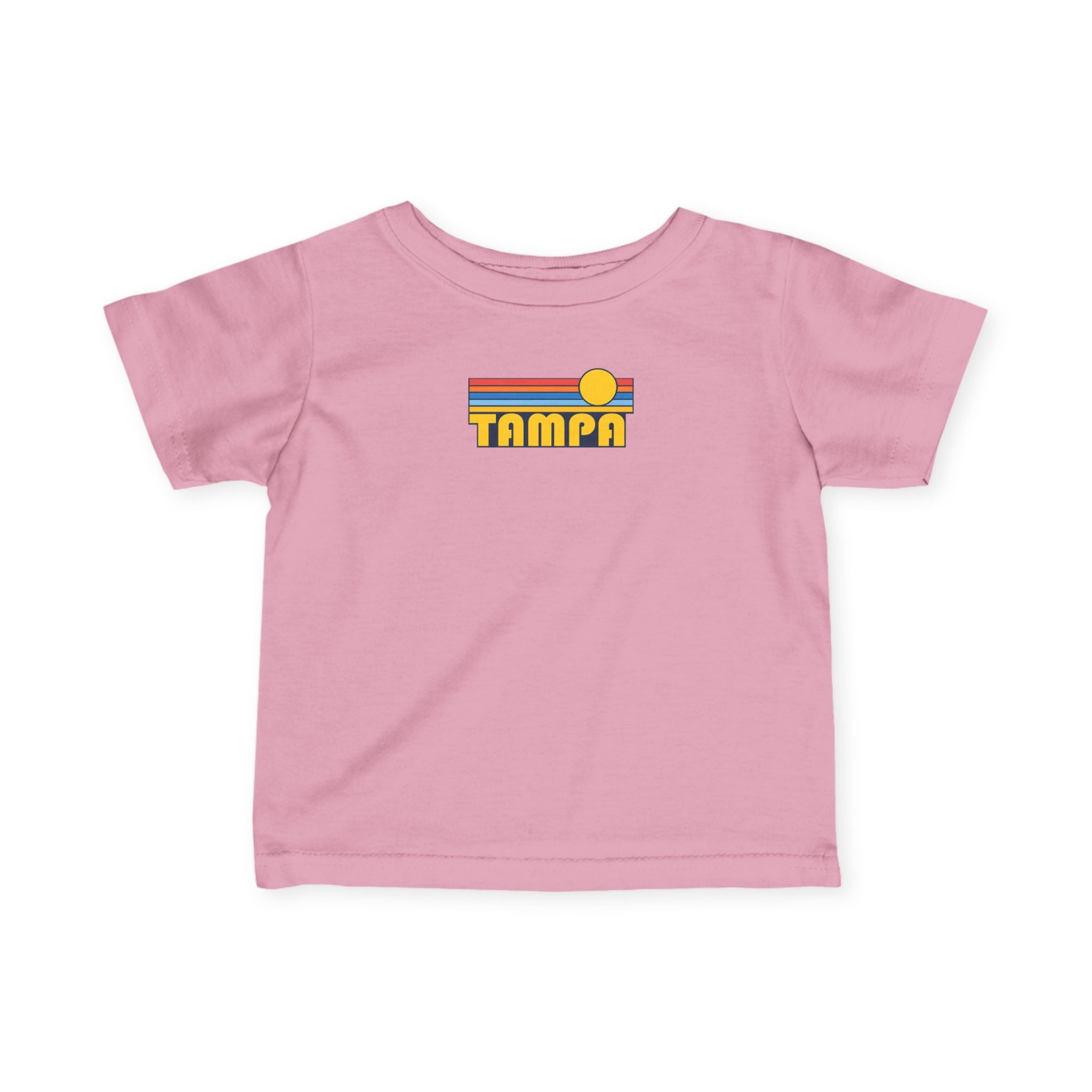 Tampa Infant Tee — Retro Sunset Logo Baby Shirt
