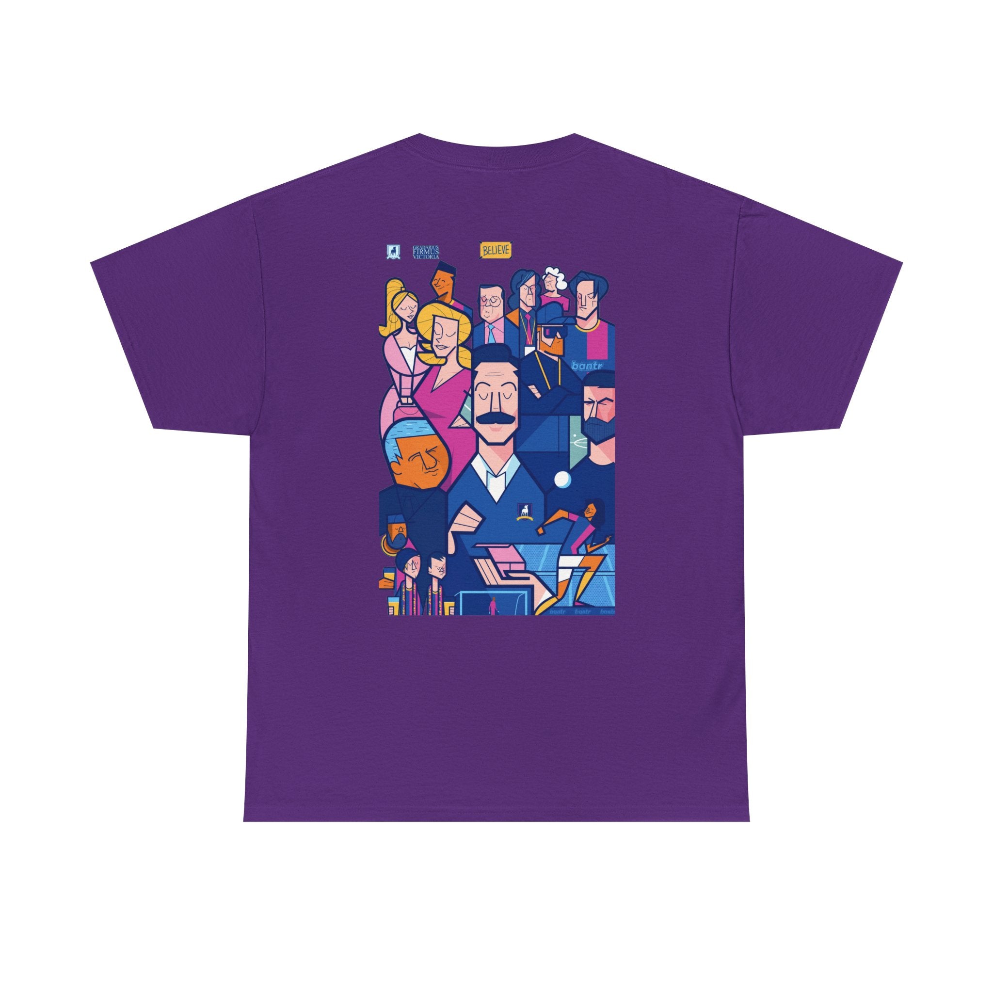 Ted Lasso Inspired Graphic Tee — Retro Team Illustration