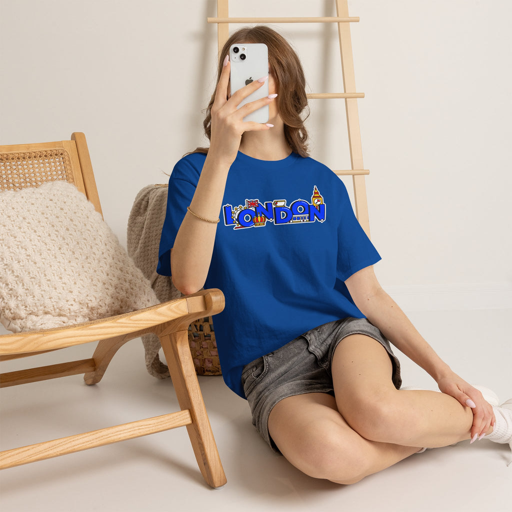 London Cityscape Tee — Illustrated London Landmarks Shirt
