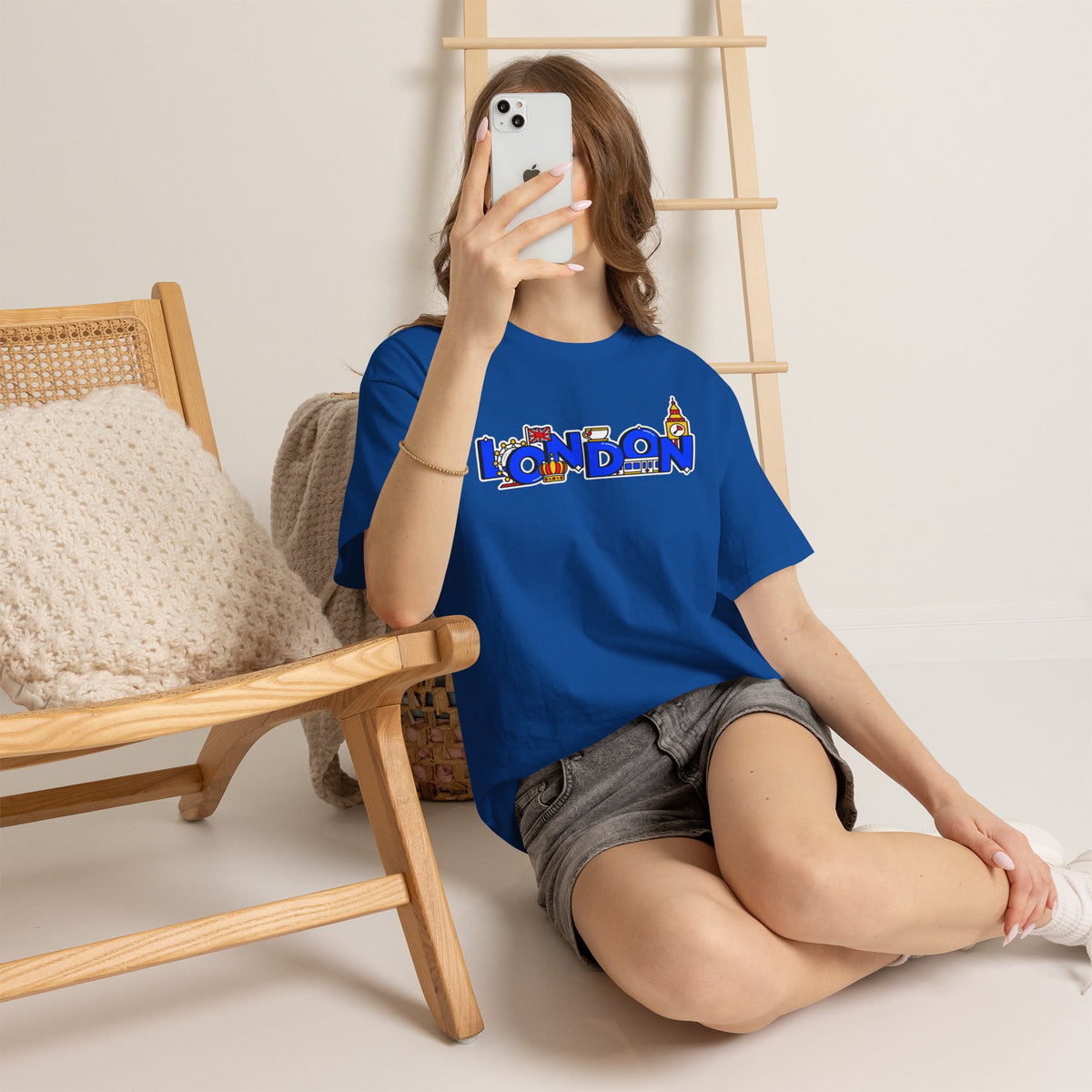 London Cityscape Tee — Illustrated London Landmarks Shirt