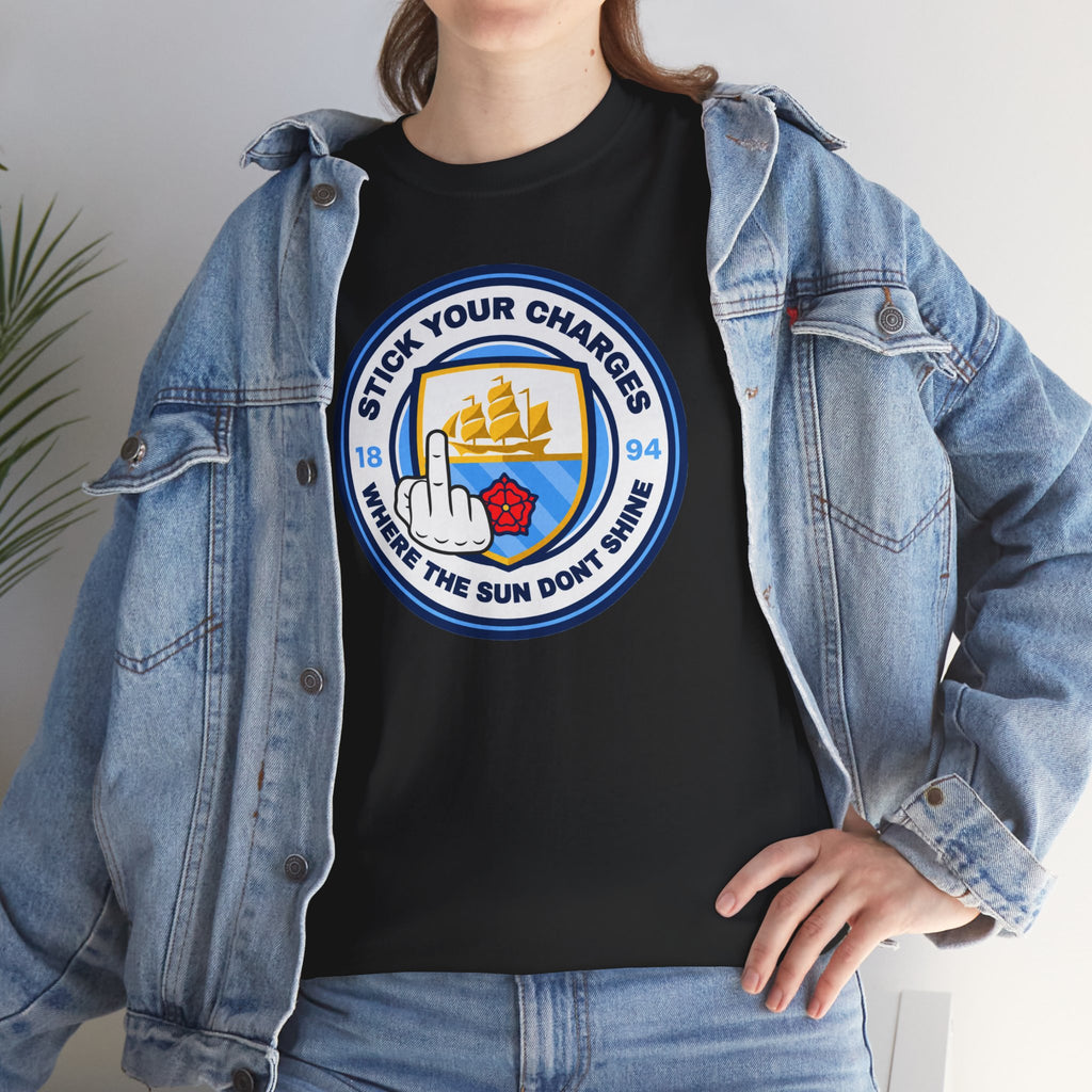Manchester City "Stick Your Charger Where the Sun Don't Shine" Cotton t-shirt