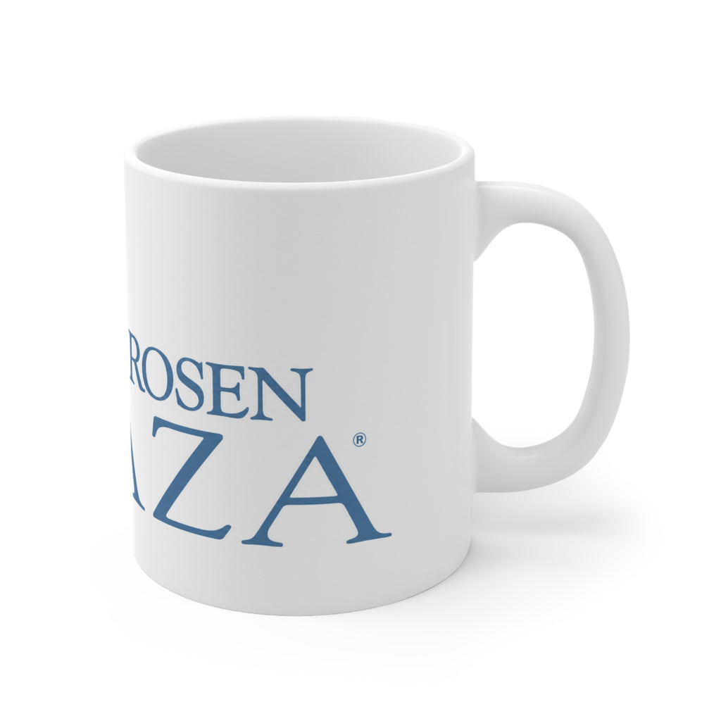 Rosen Plaza Orlando Ceramic Coffee Mug – Classic Blue 'Play' Logo Design (11oz & 15oz)