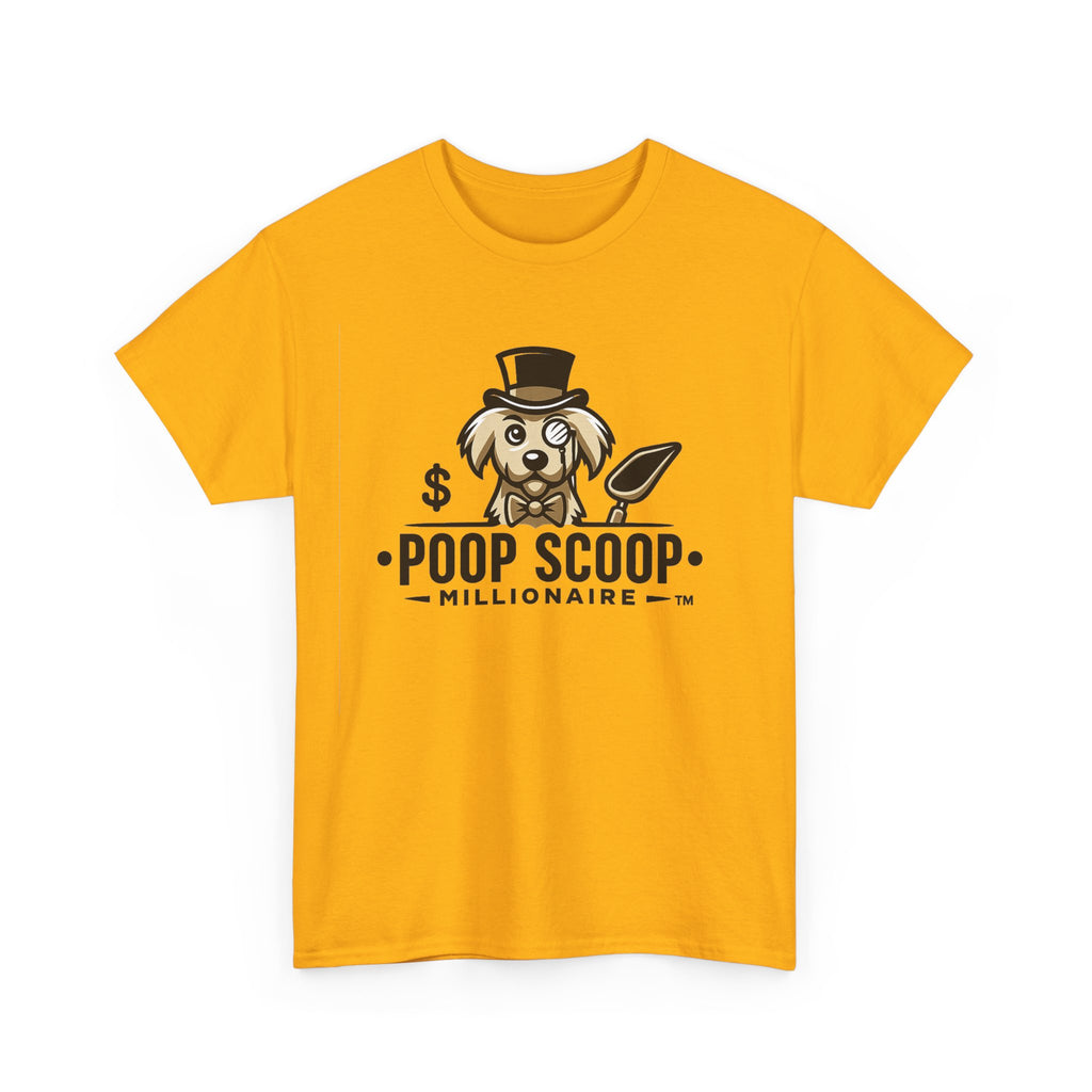 Poop Scoop Millionaire T-Shirt — Funny Dog Poop Scooping Tee