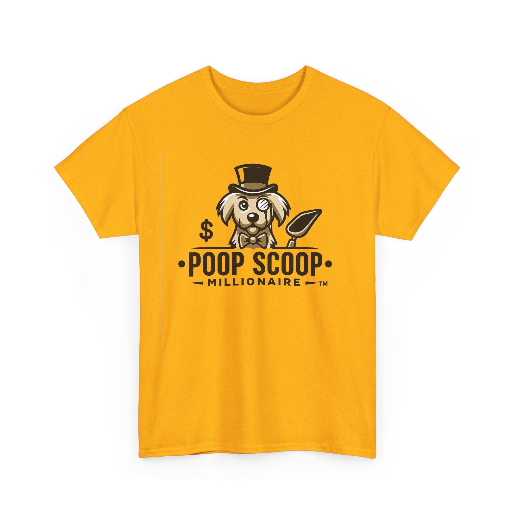 Poop Scoop Millionaire T-Shirt — Funny Dog Poop Scooping Tee