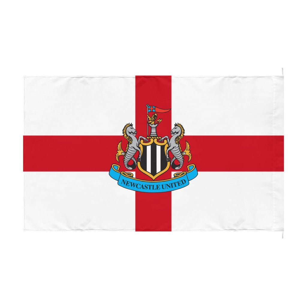 Newcastle United St George’s Cross Double-Sided Flag