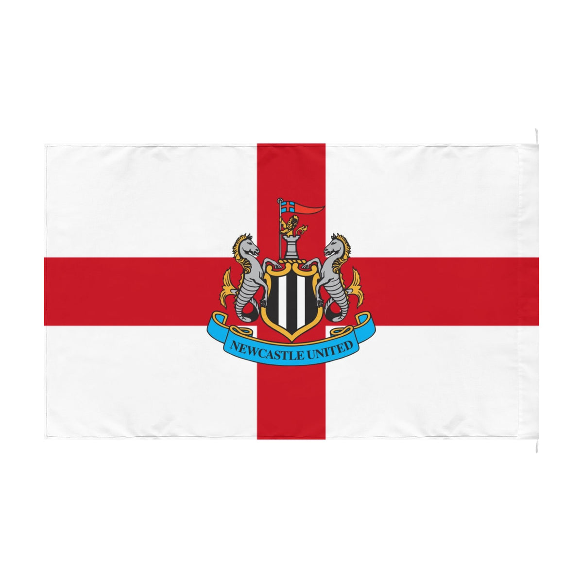Newcastle United St George’s Cross Double-Sided Flag