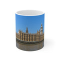London Houses of Parliament Photo Mug — Big Ben & Thames Scenic Ceramic Coffee Cup (11oz/15oz)
