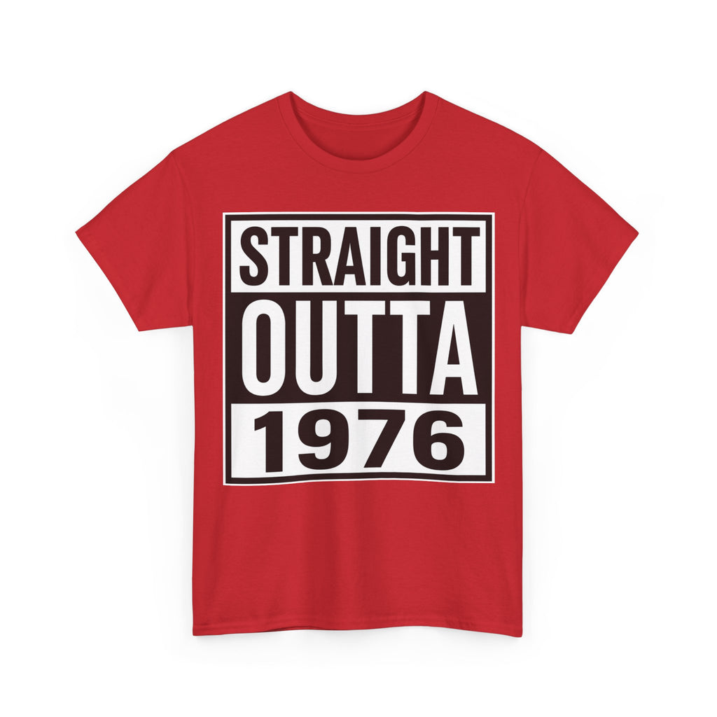 Straight Outta 1976 T-Shirt — Retro 1976 Birthday Tee