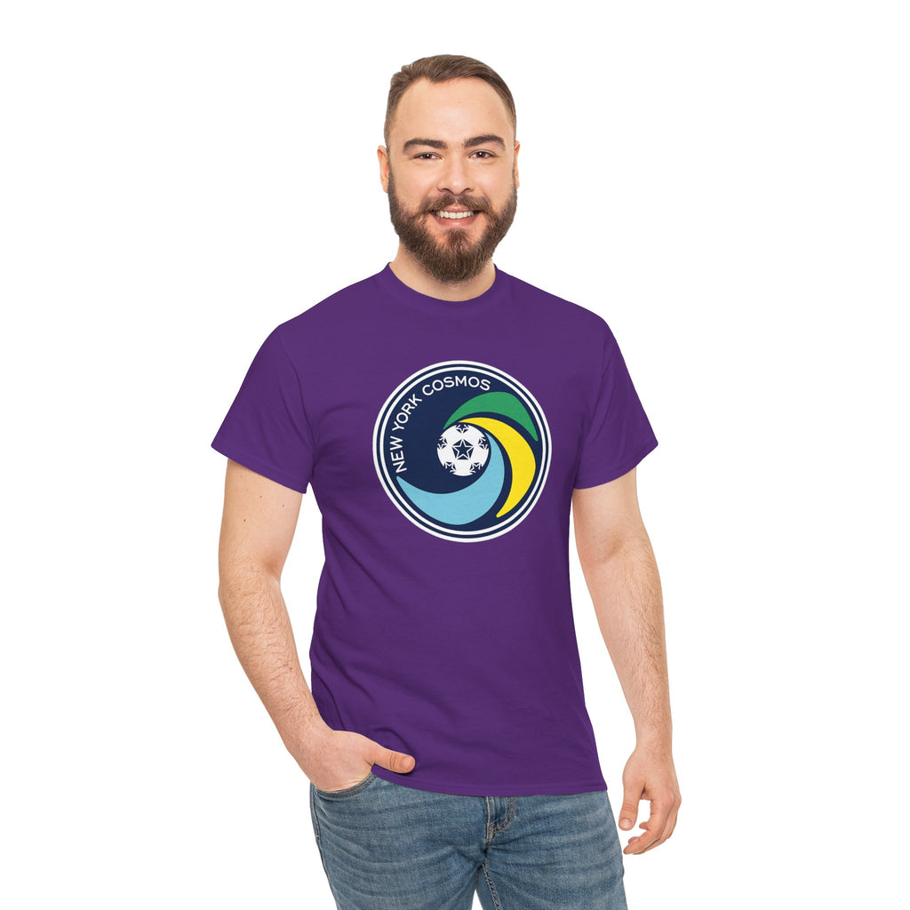 New York Cosmos Retro Logo Cotton T‑Shirt — Vintage Soccer Tee