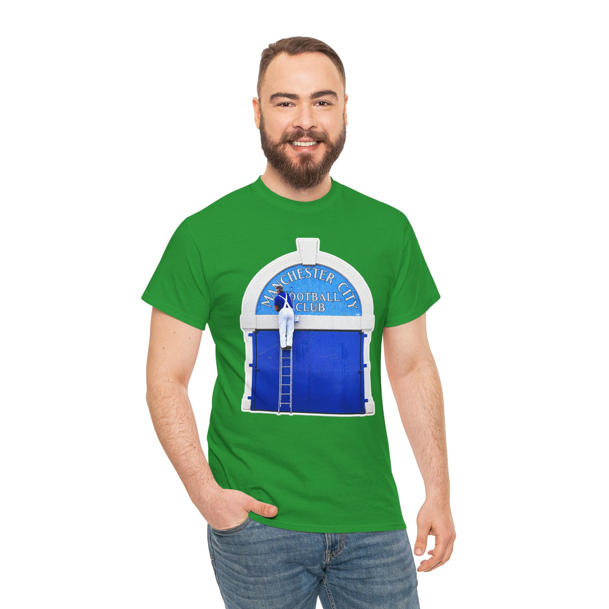 Manchester City Maine Road Inspired Cotton T-Shirt