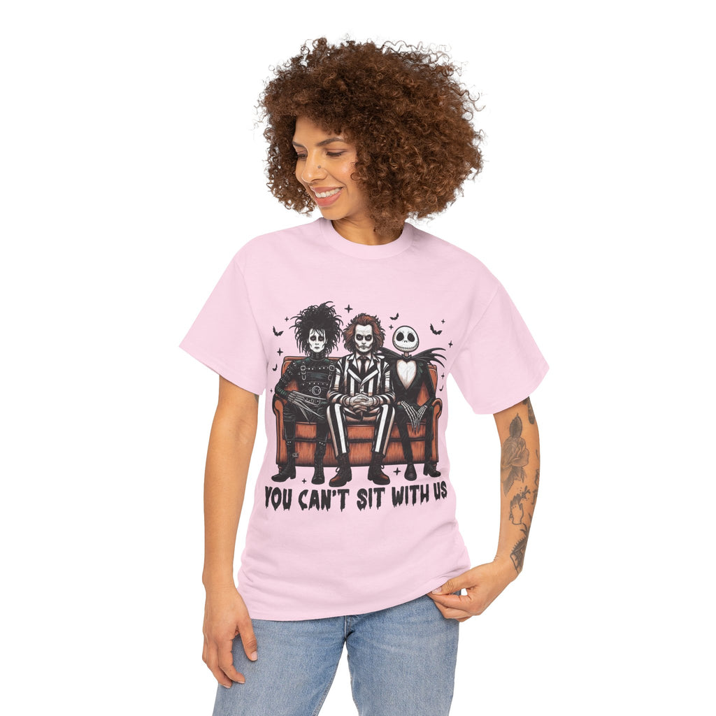 Johnny Depp Graphic Tee — 'You Can't Sit With Us' Halloween Horror Trio T-Shirt