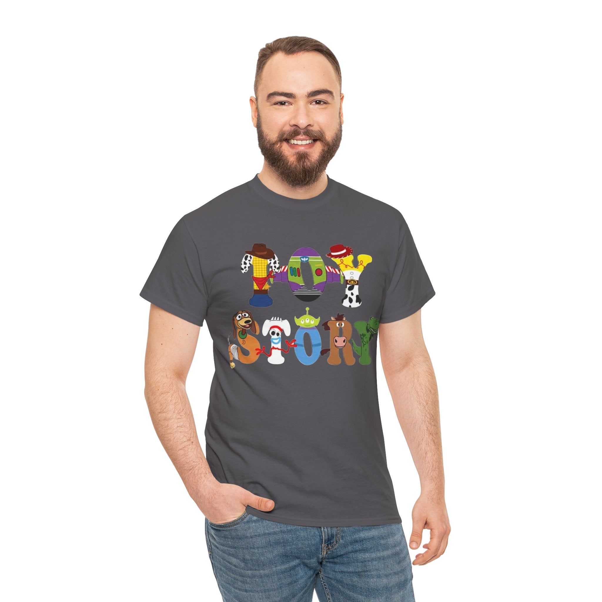 Toy Story Character Name Tee — "Toy Story" Graphic T-Shirt