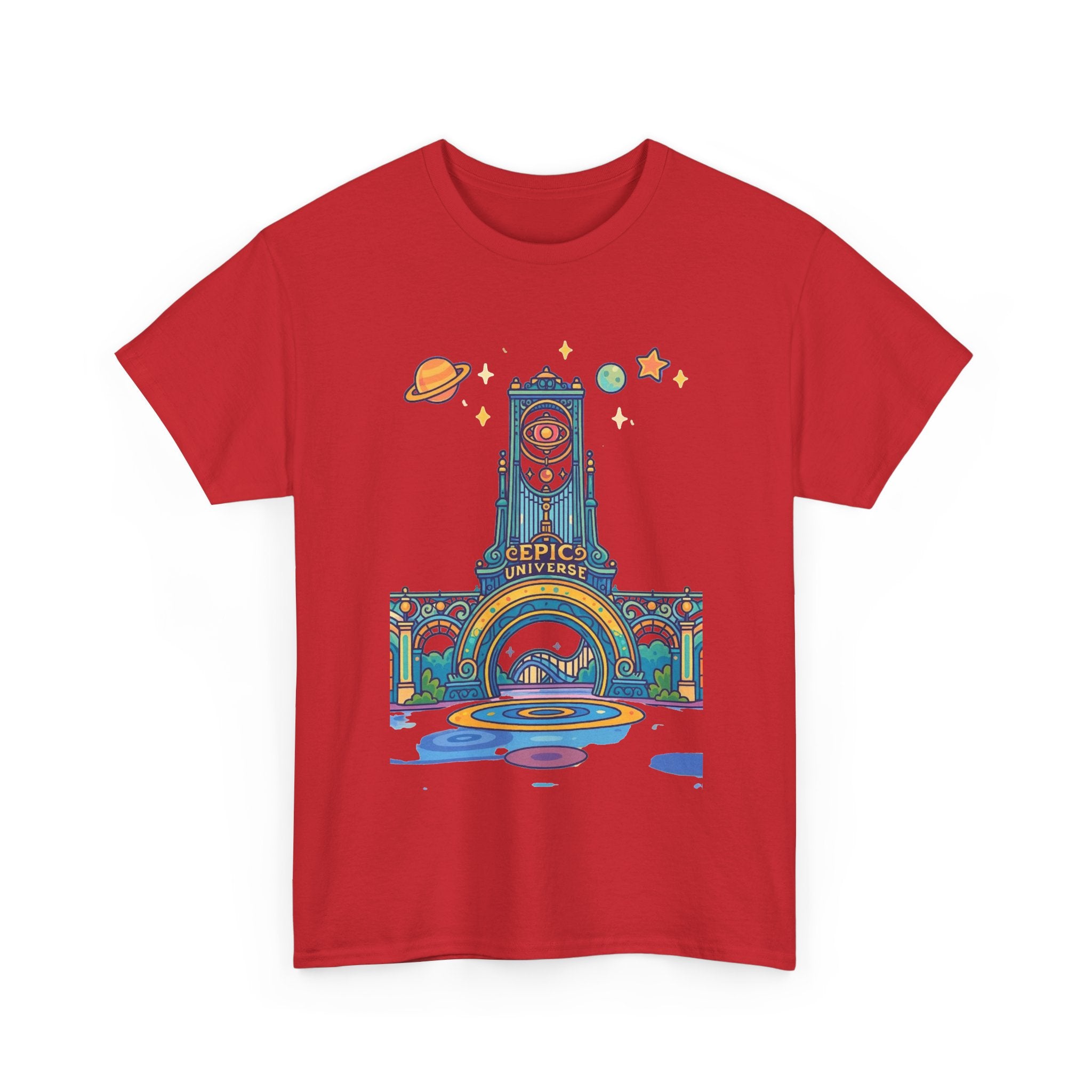 Universal Studios Family Vacation T-Shirt — Retro Space Theater Graphic Tee