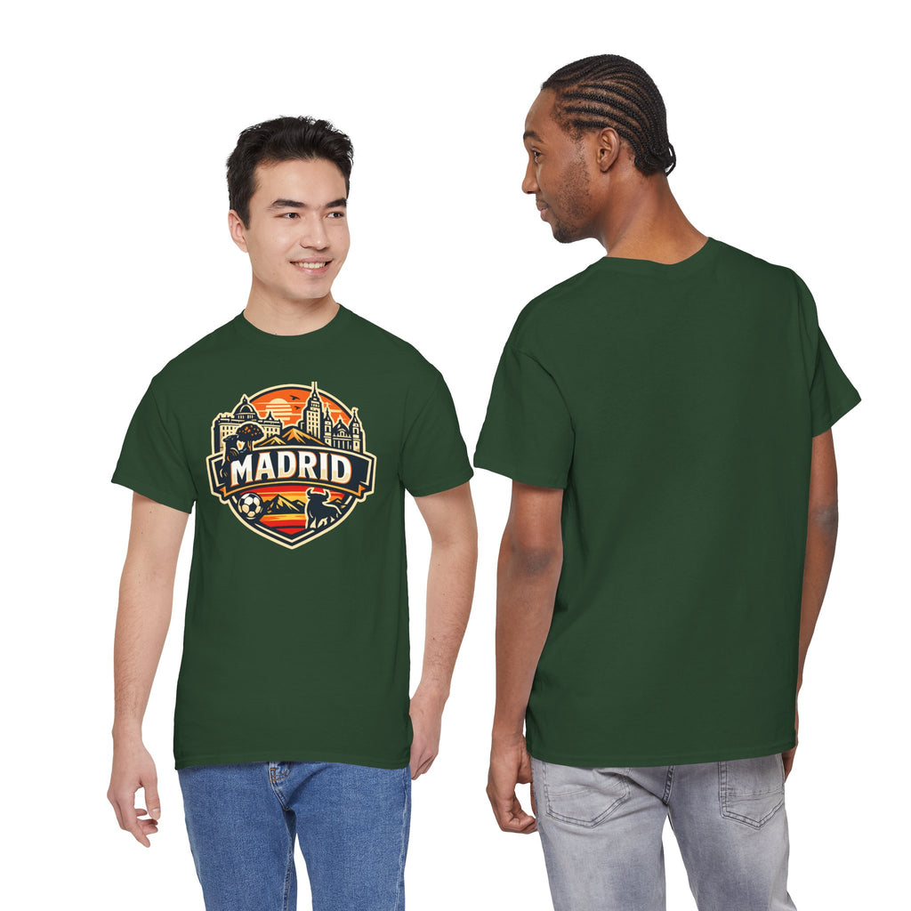 Madrid Skyline Soccer Crest T-Shirt