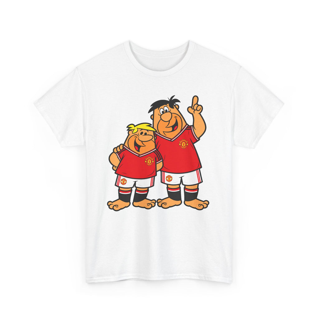 Manchester United The Flintstones Cartoon Football Fans T-Shirt